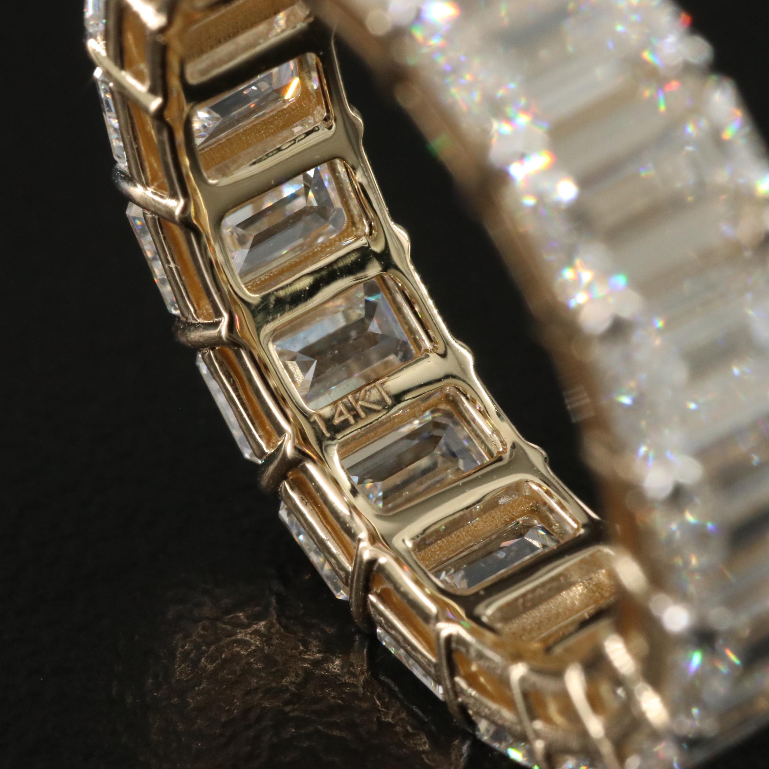 14K 7.73 CTW Lab Grown Diamond Eternity Band