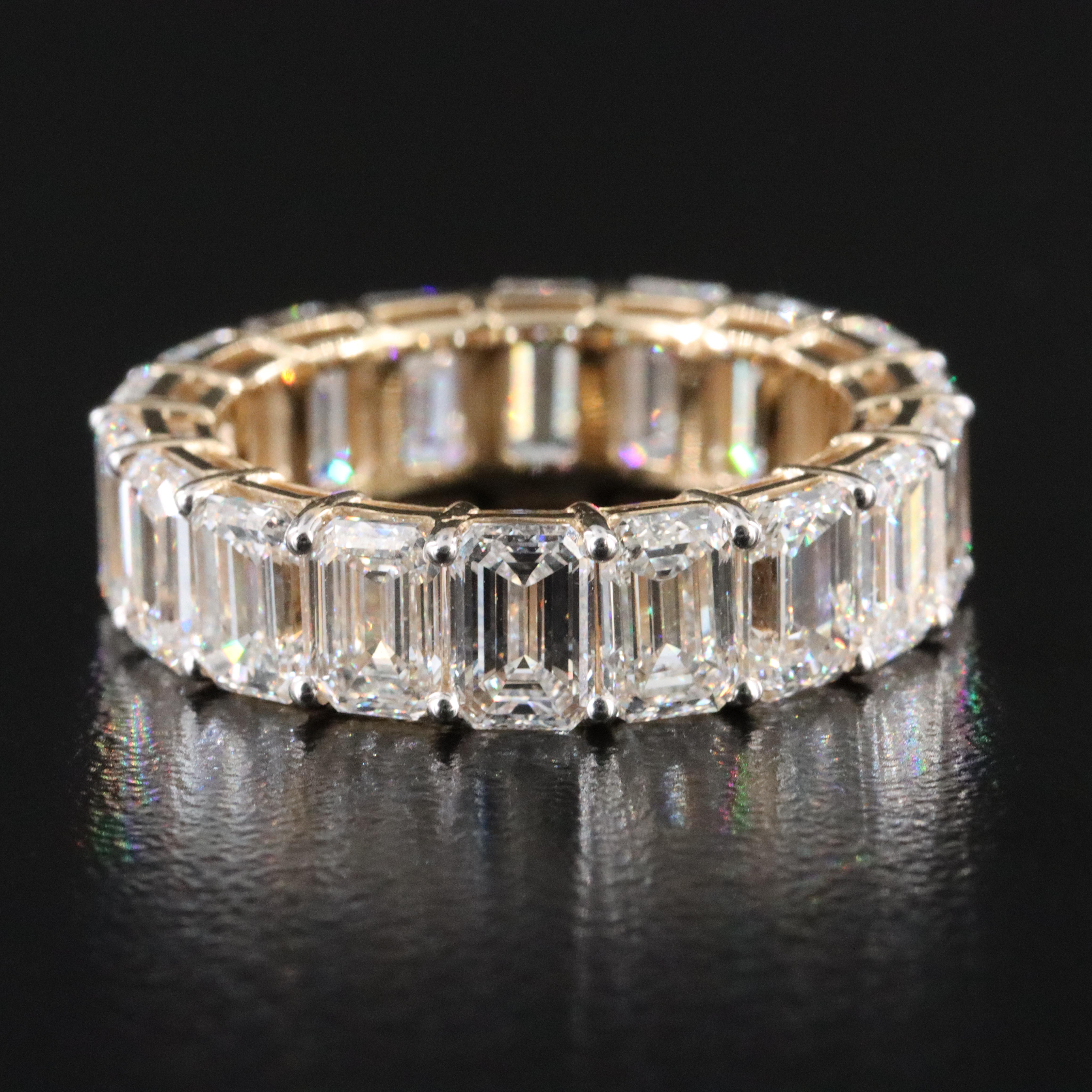 14K 9.25 CTW Lab Grown Diamond Eternity Band