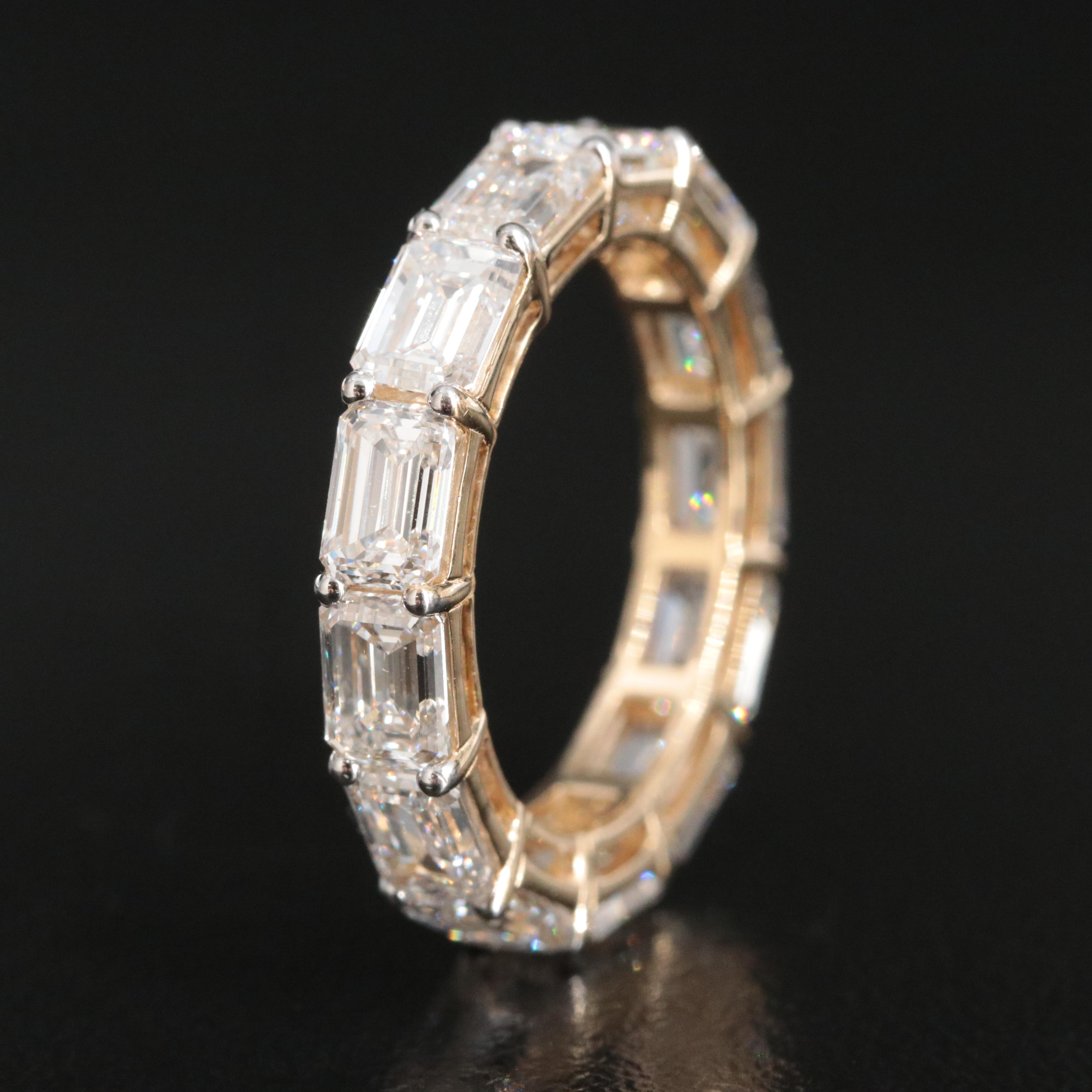 14K 5.82 CTW Lab Grown Diamond Eternity Band