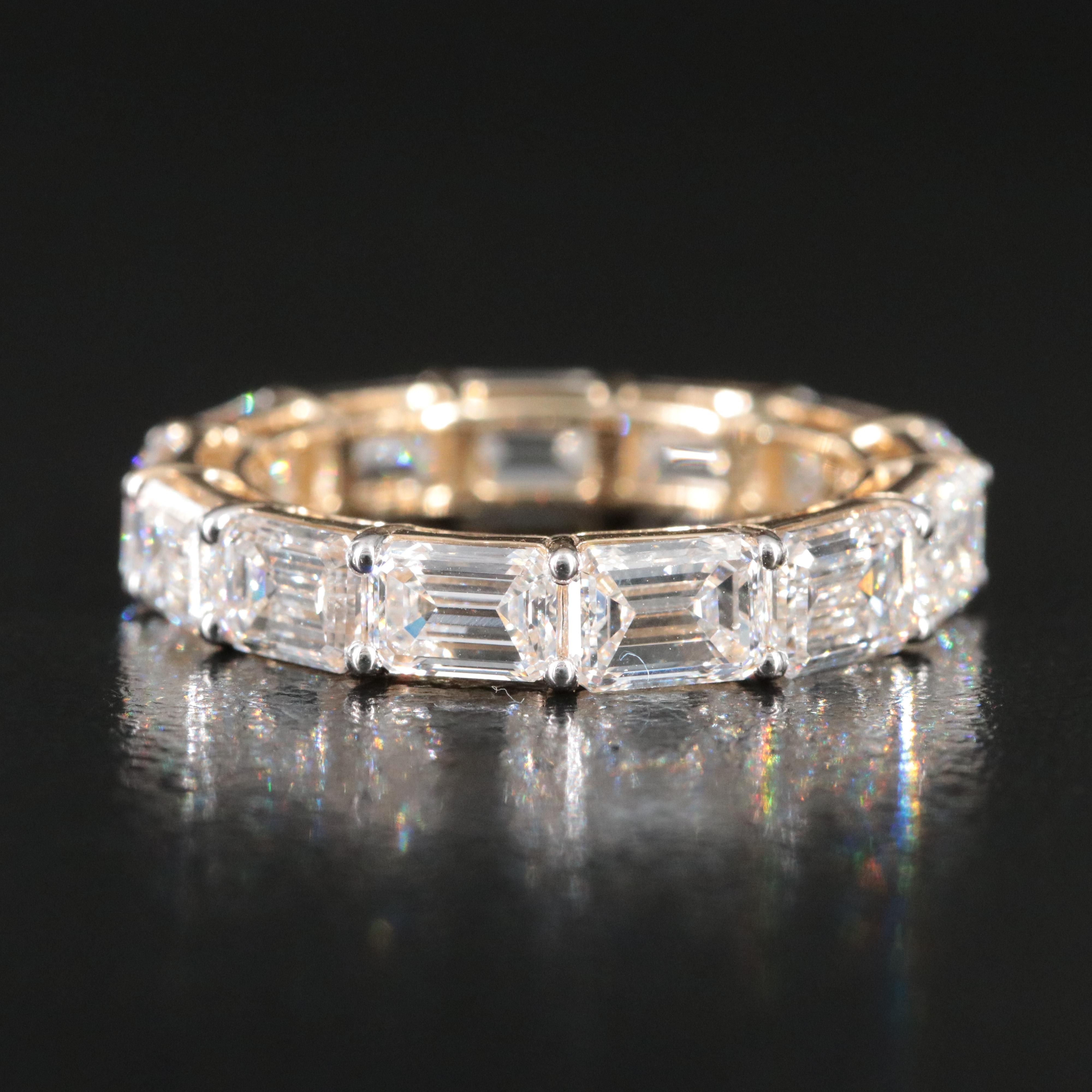 14K 5.82 CTW Lab Grown Diamond Eternity Band