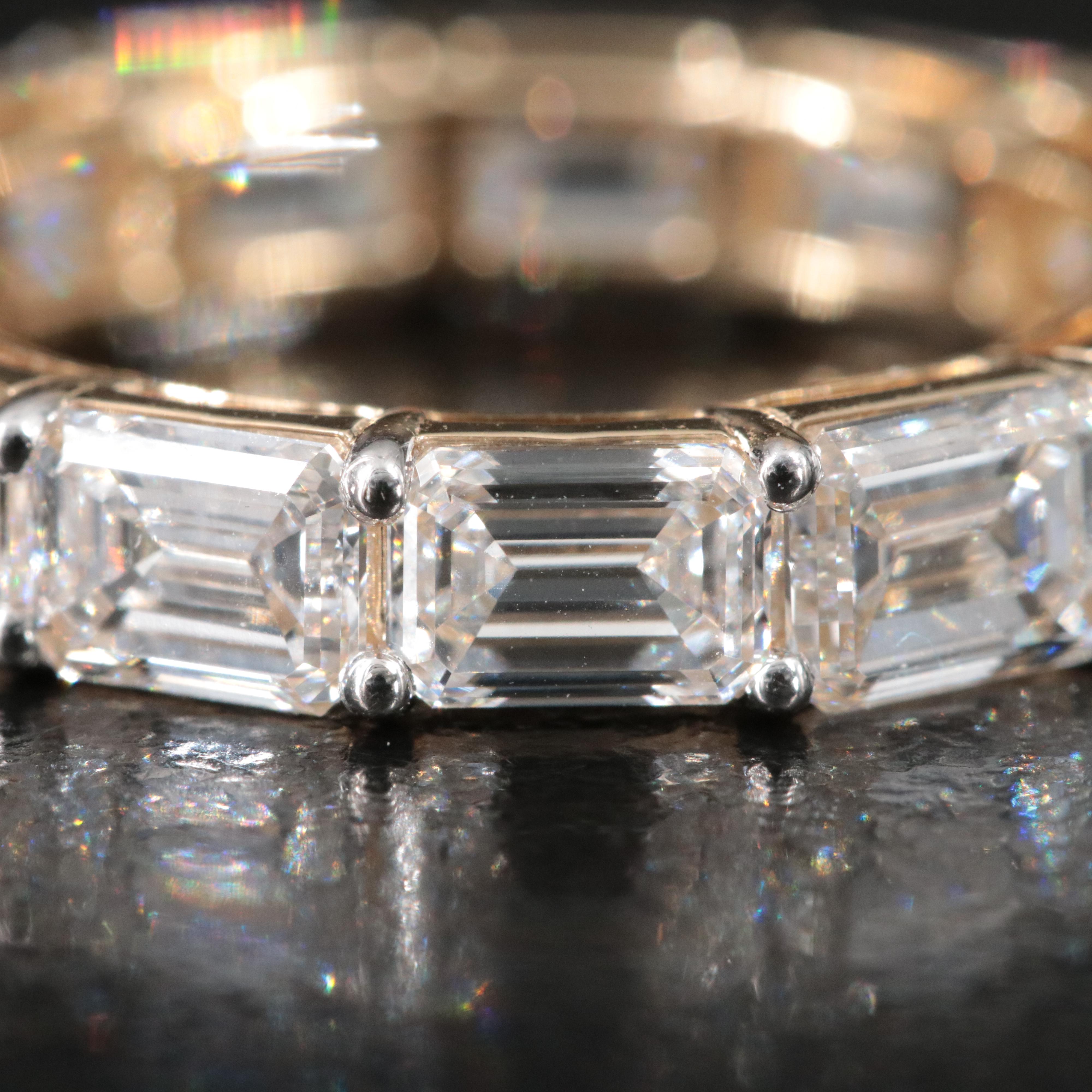 14K 5.82 CTW Lab Grown Diamond Eternity Band