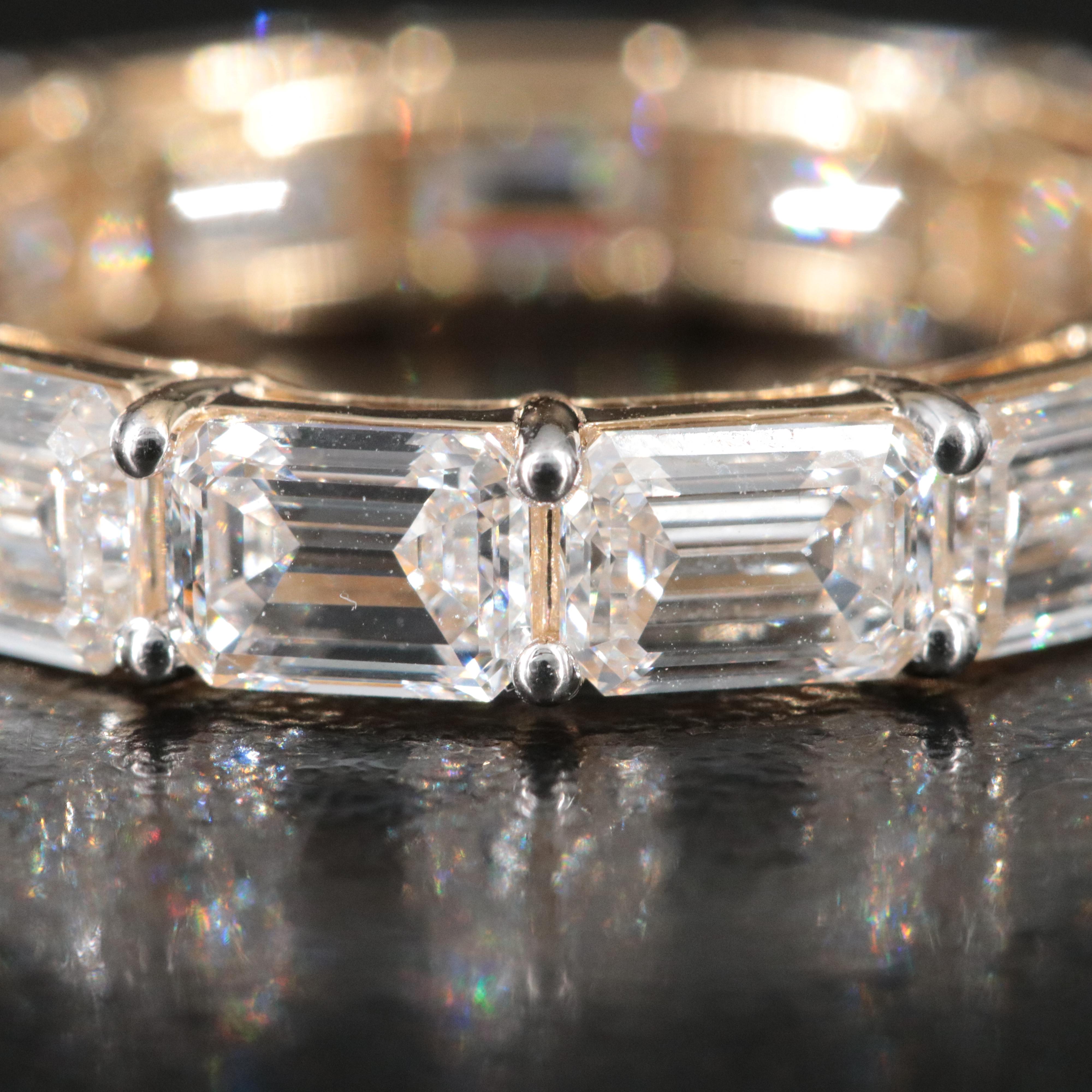 14K 5.82 CTW Lab Grown Diamond Eternity Band