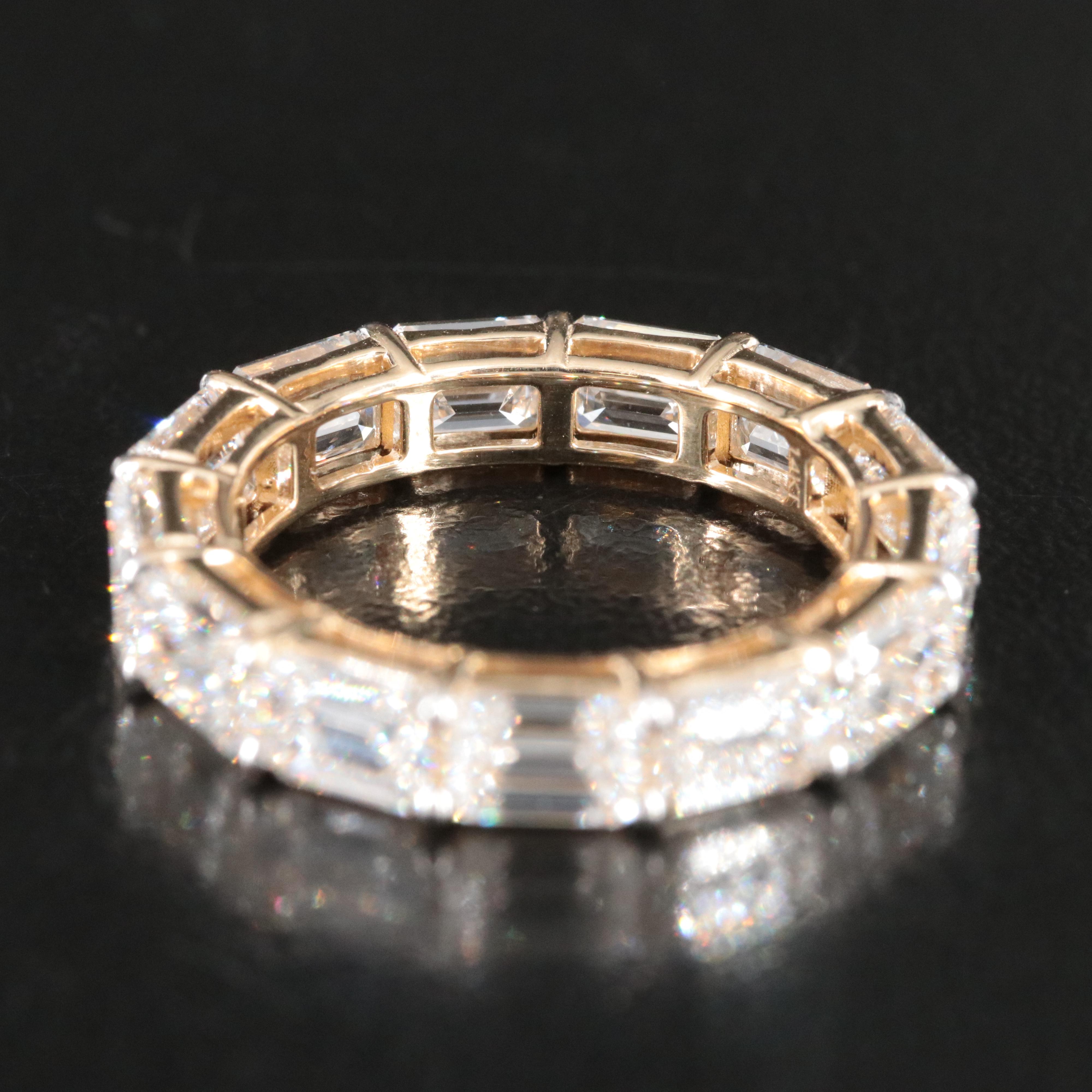 14K 5.82 CTW Lab Grown Diamond Eternity Band