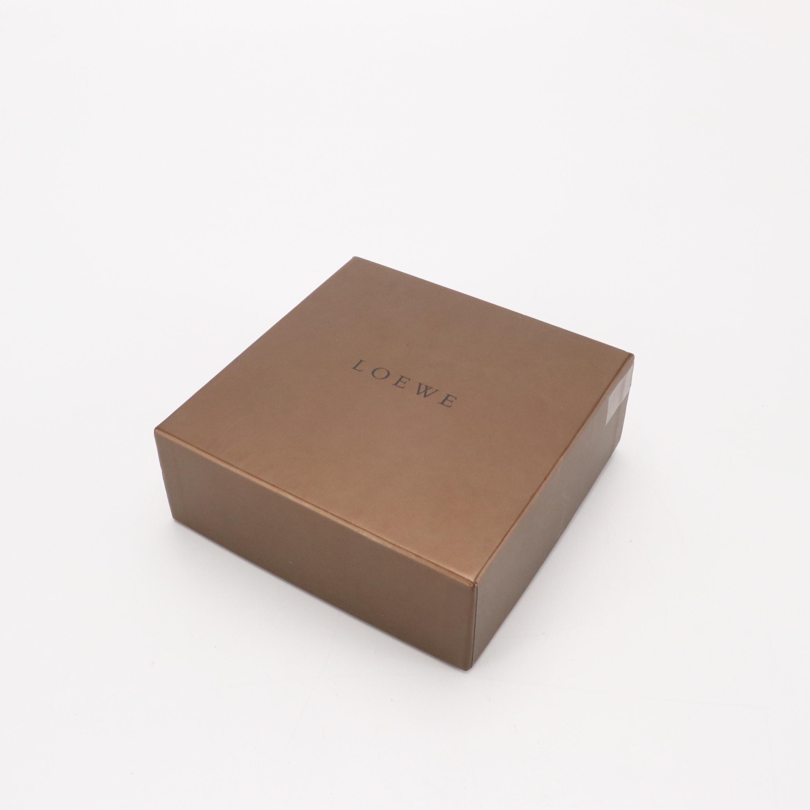 Loewe Anagram Buckle Belt in White Leather