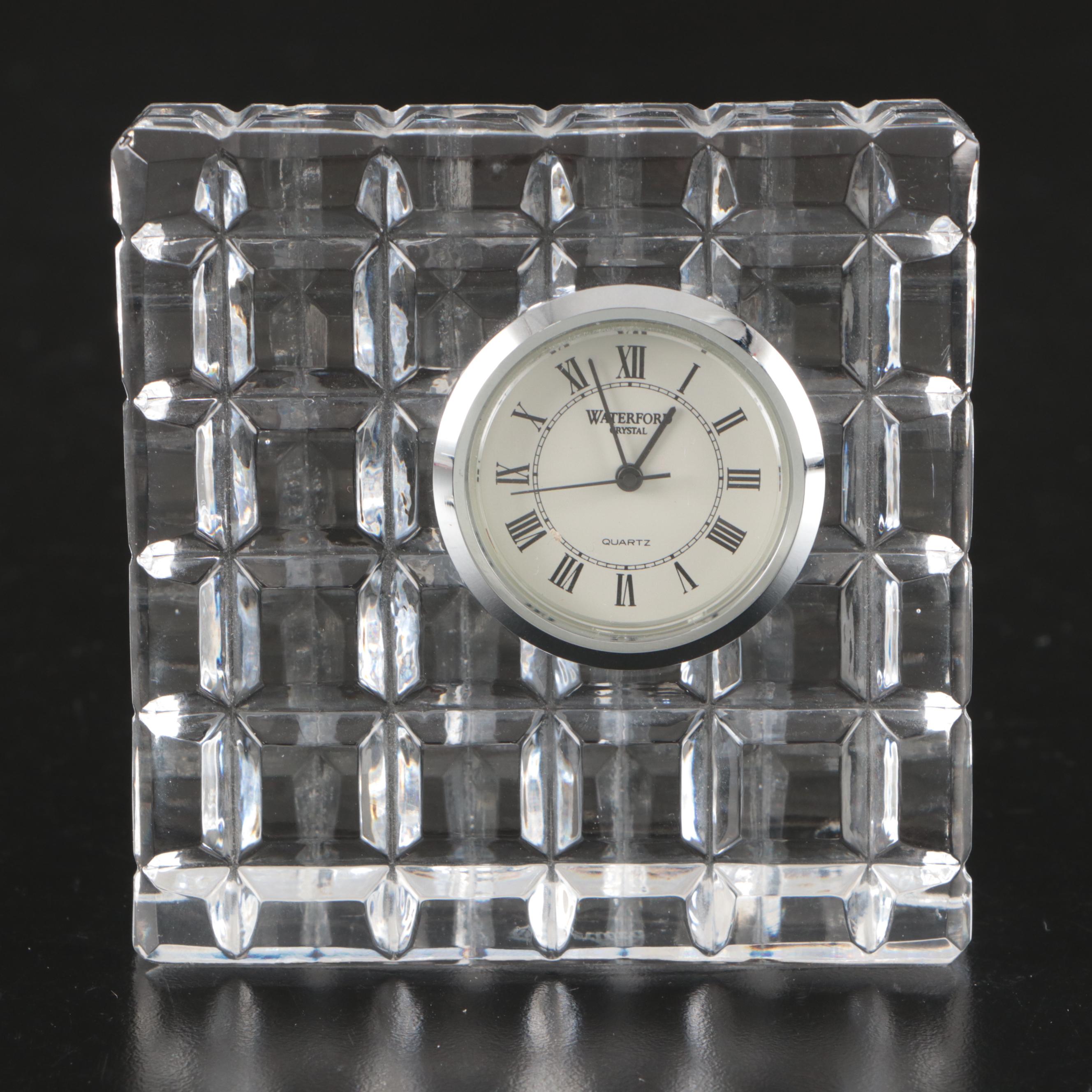 Waterford Crystal Desk Clock