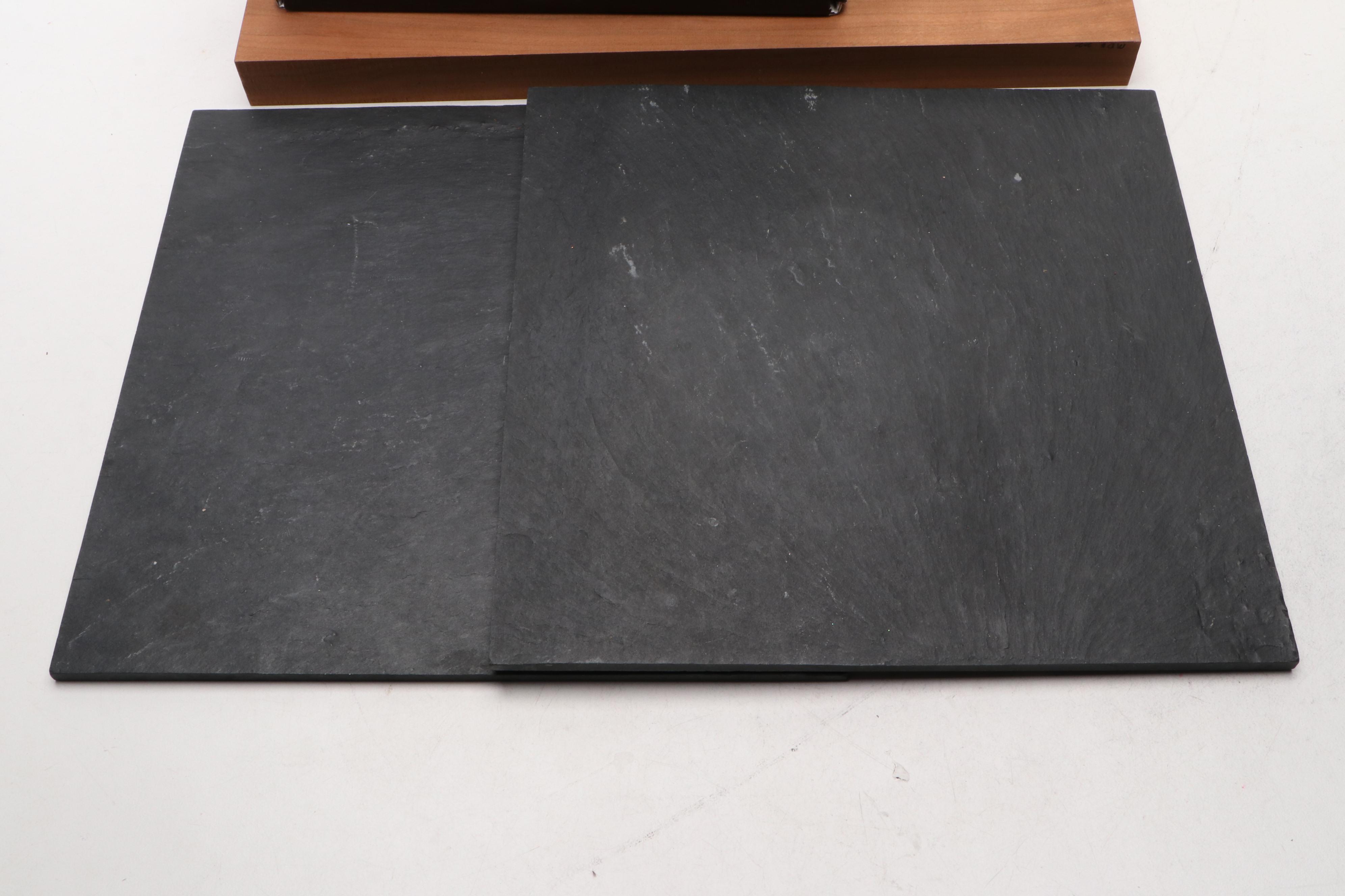 Indulge Ceramic Hors d'Oeuvres Plates with Copper Mule Mugs and Accessories