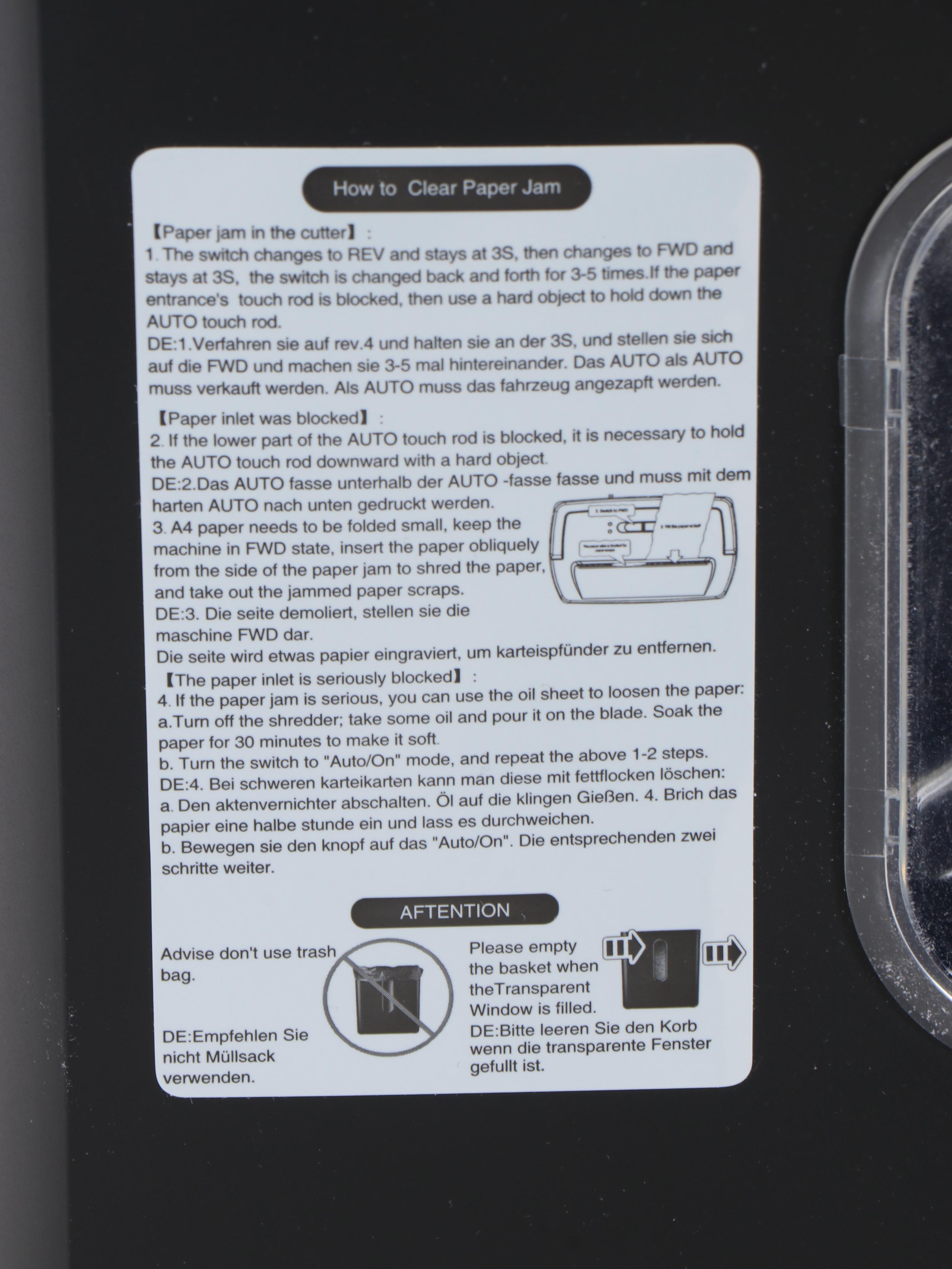 HP Officejet Pro 6830 Printer and Bonsai C234-A Paper Shredder