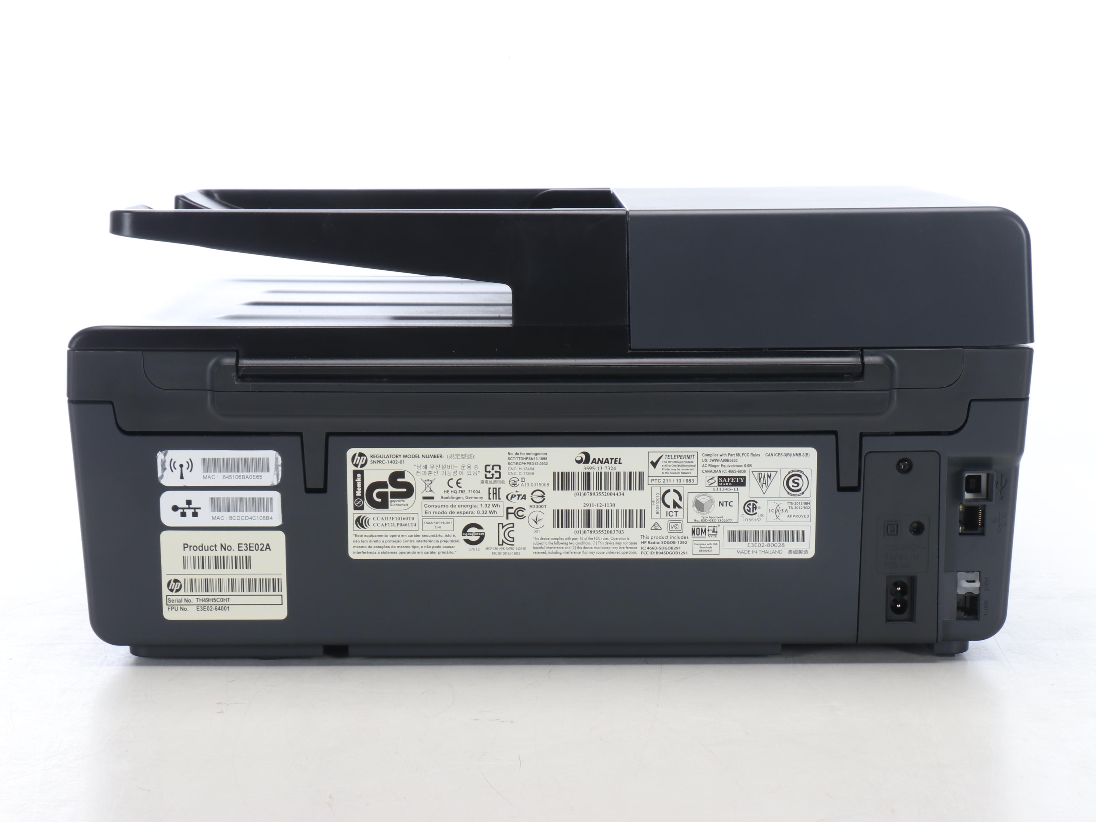 HP Officejet Pro 6830 Printer and Bonsai C234-A Paper Shredder