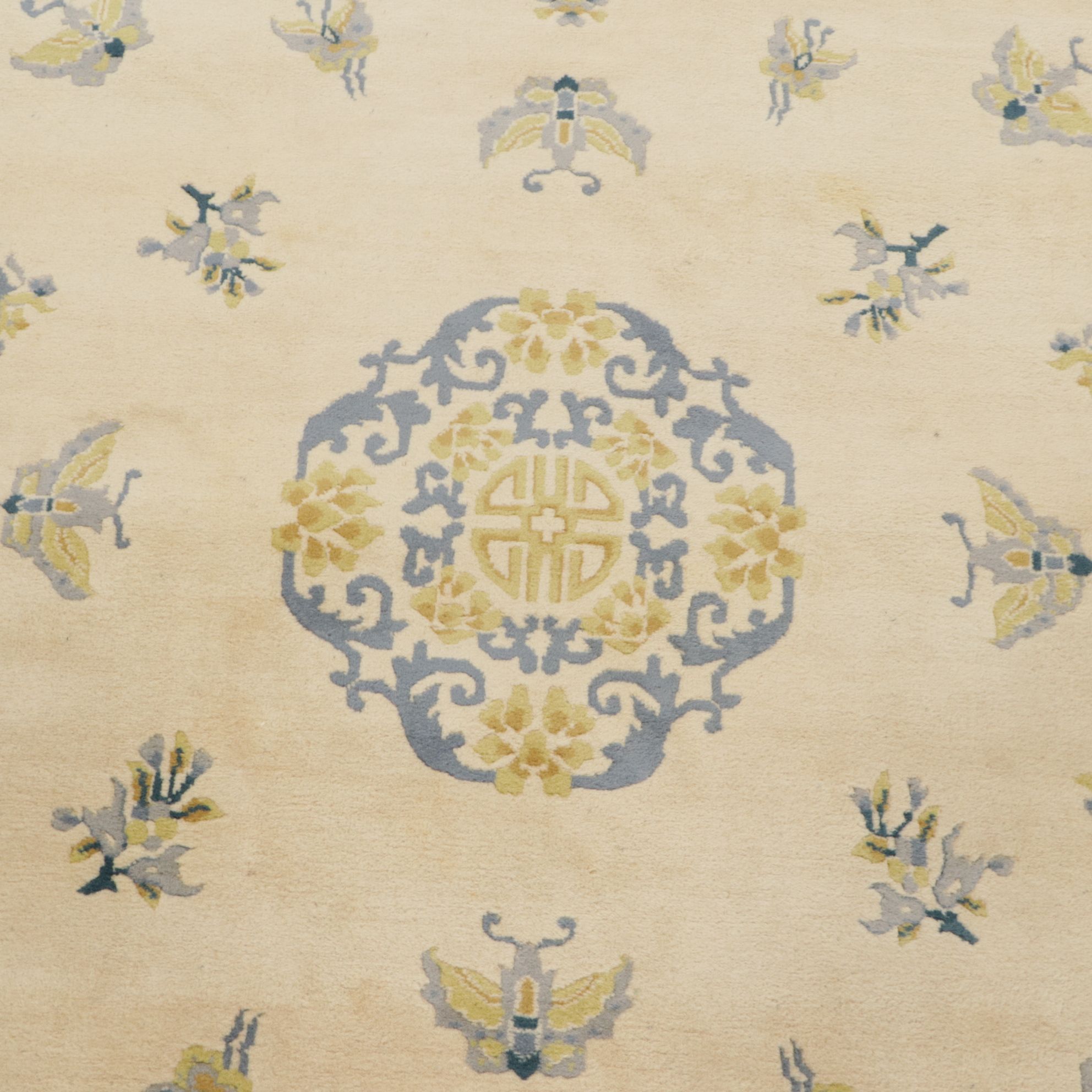 8'10 x 12'2 Hand-Knotted Chinese Peking Room Sized Rug