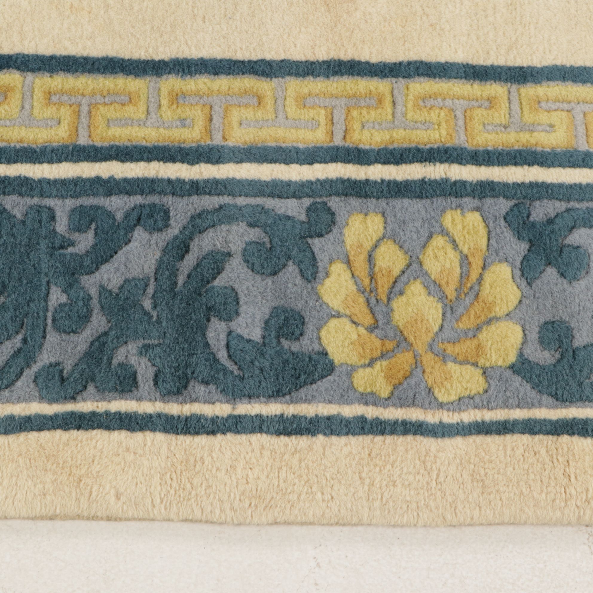 8'10 x 12'2 Hand-Knotted Chinese Peking Room Sized Rug