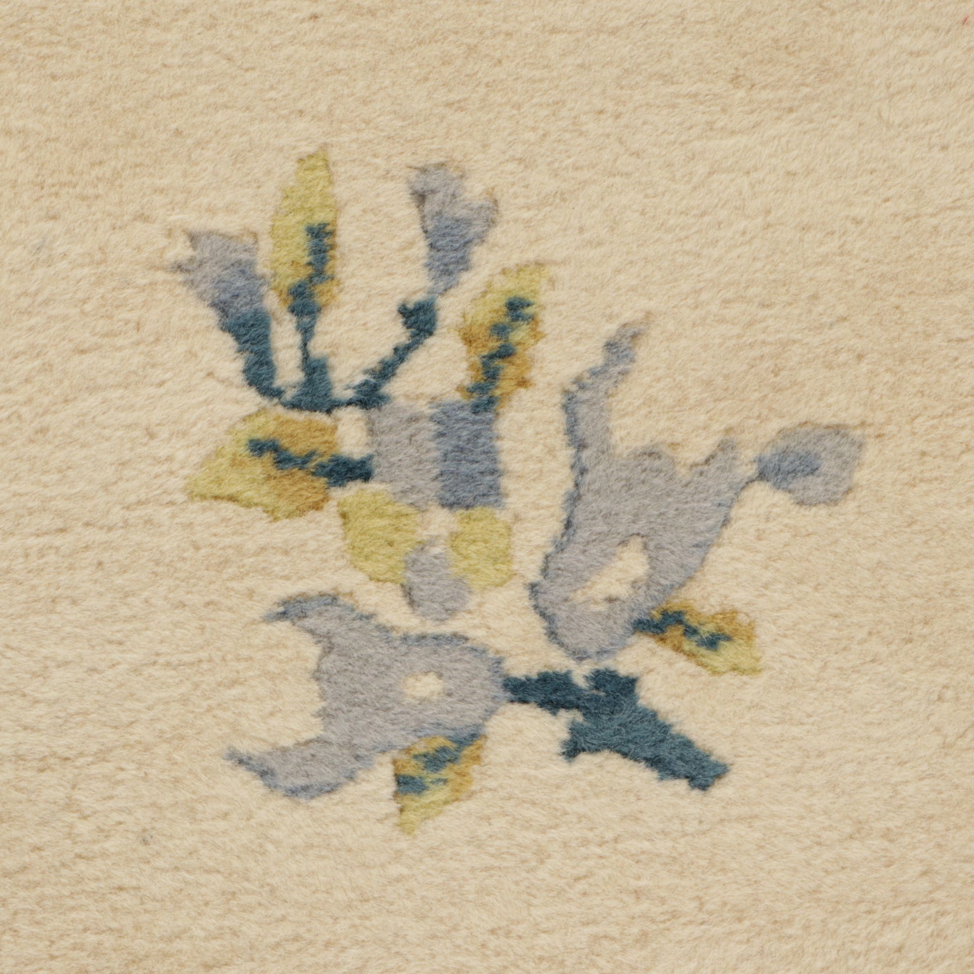 8'10 x 12'2 Hand-Knotted Chinese Peking Room Sized Rug