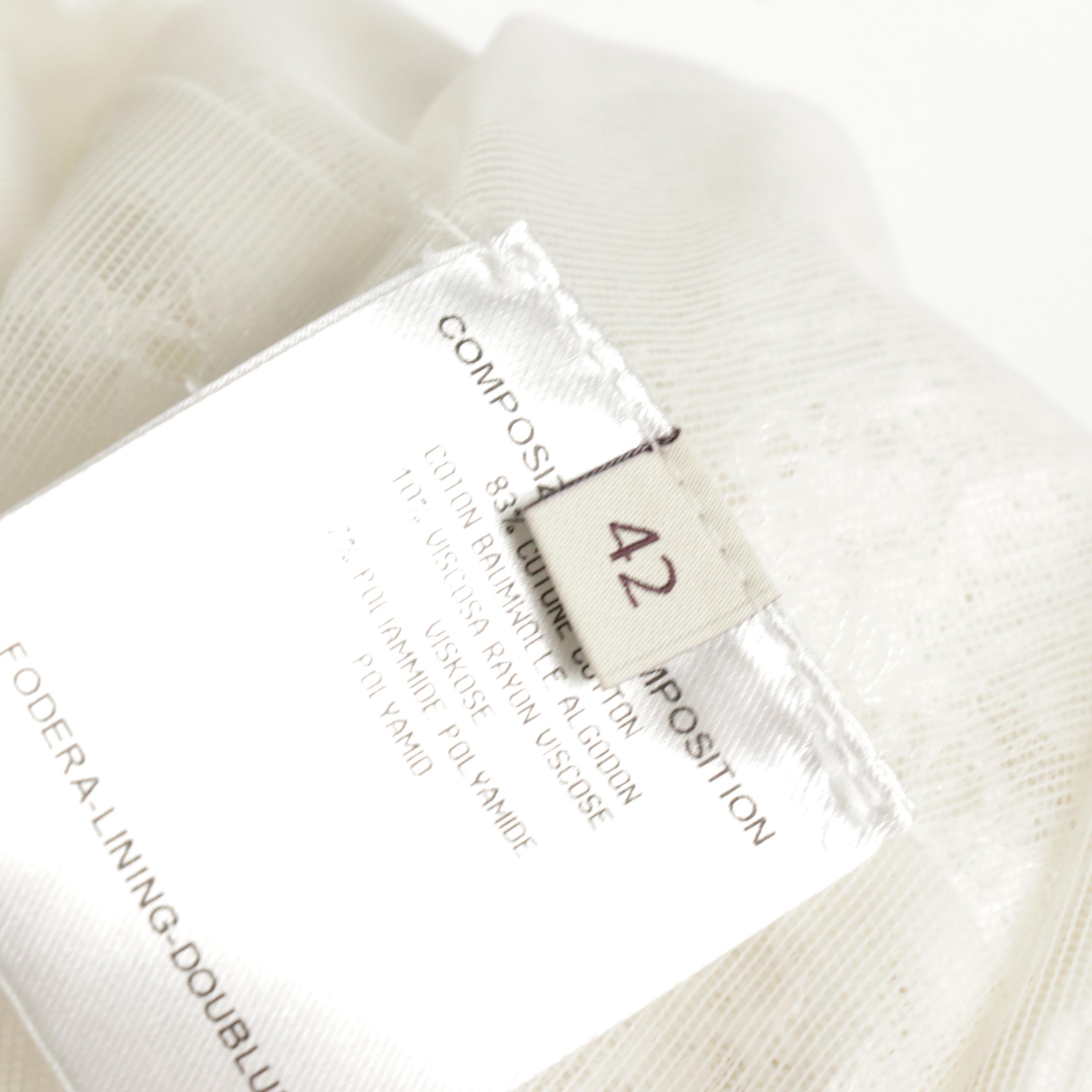 Stella McCartney Scalloped Cotton Lace Halter Top