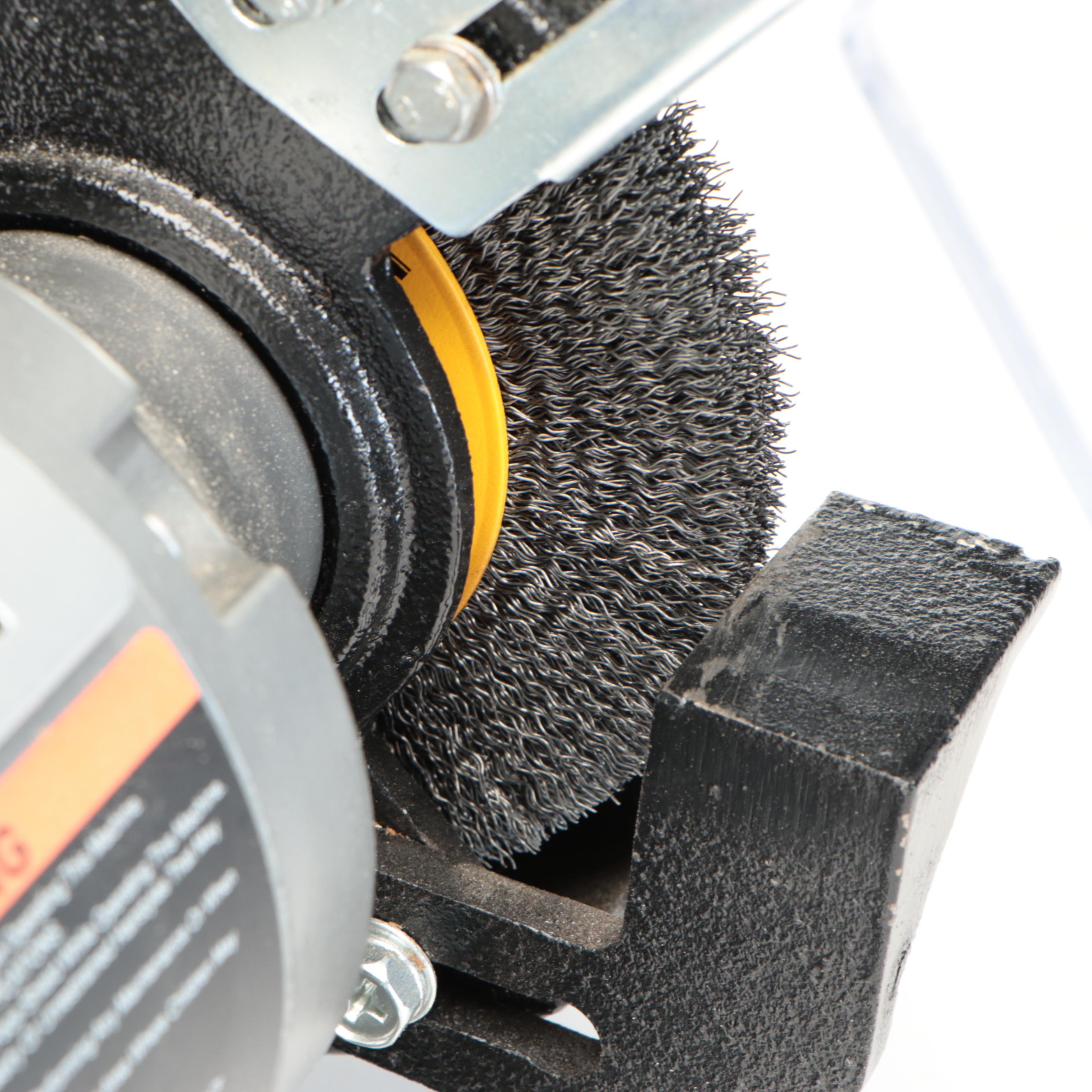 JET 6" Benchtop Grinder with Grinding Wheel and Steel Brush