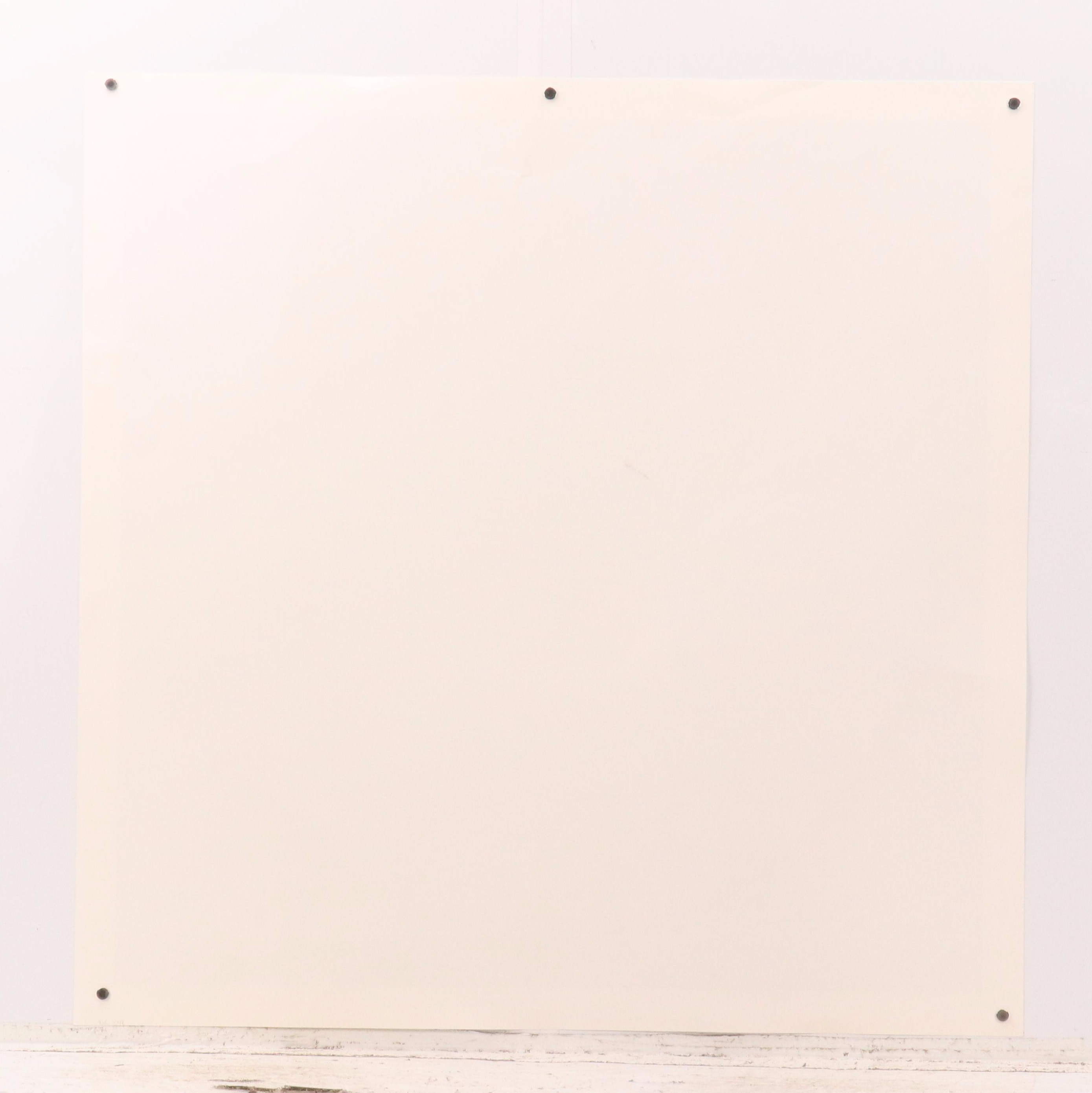 Thomas Whelan Benton Abstract Serigraph "Evolution Series – Red," 1981