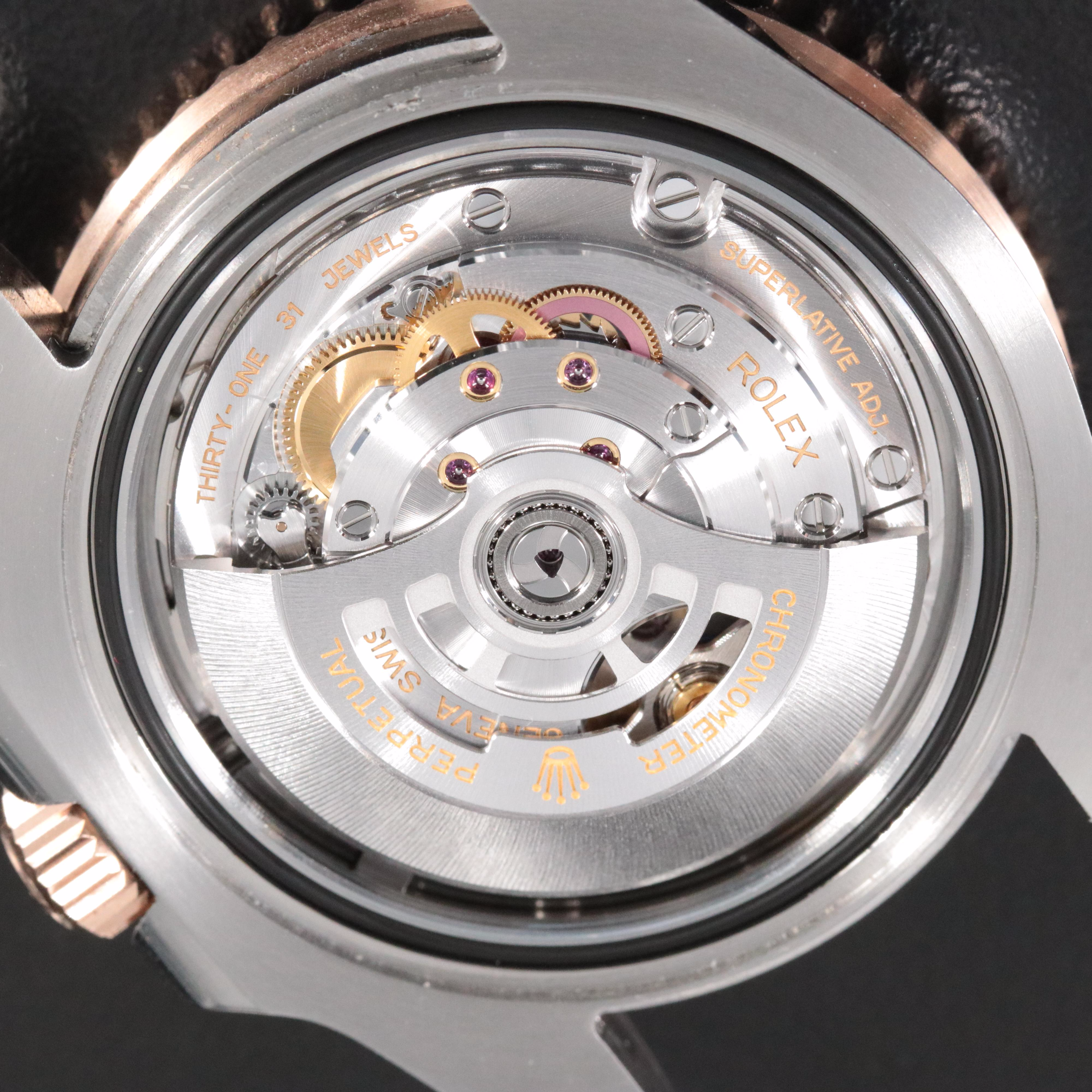 Rolex GMT Master II "Root Beer" Rose Gold Model 126711 Watch