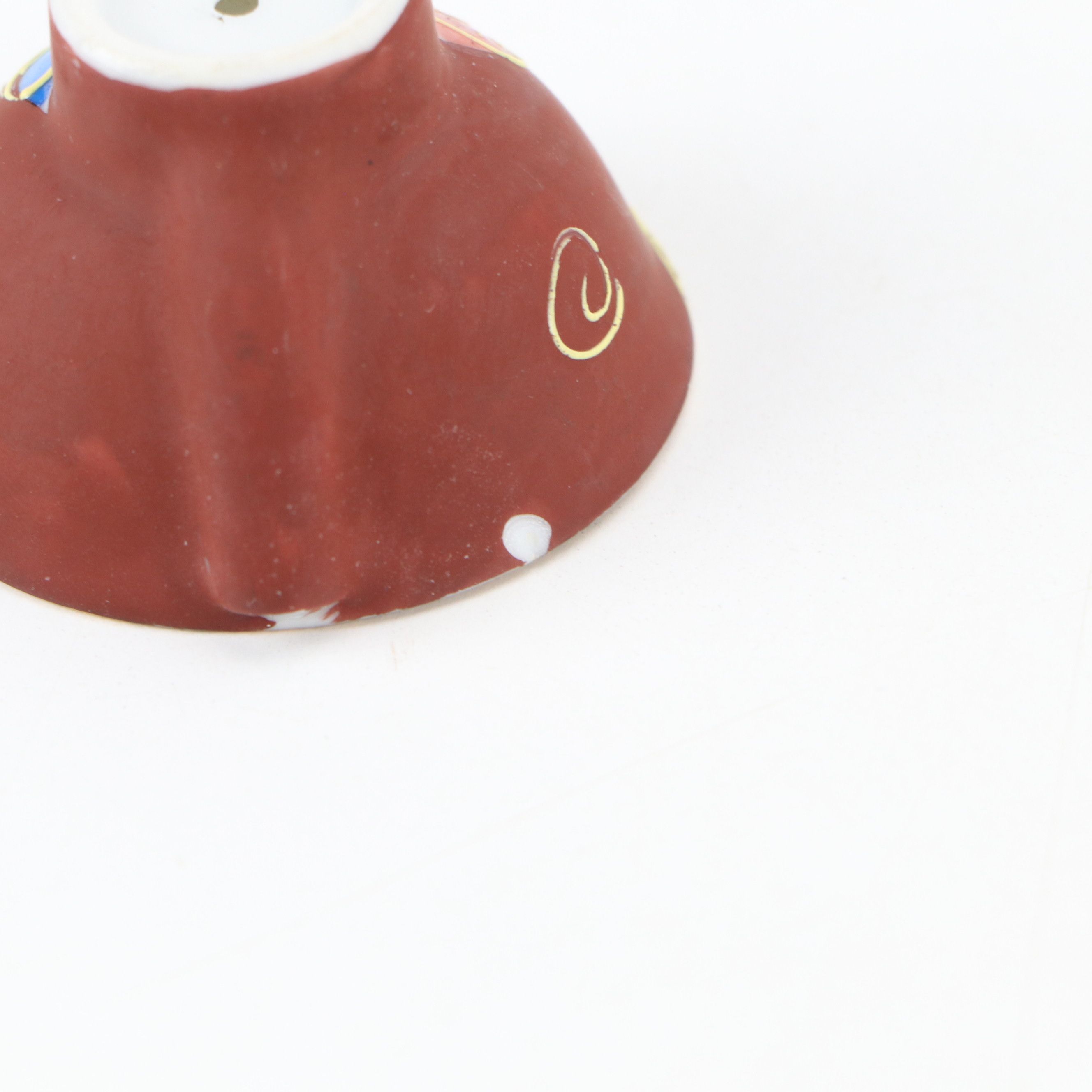 Japanese Kutani Hand-Painted Porcelain Vase, Tray and Sake Cups