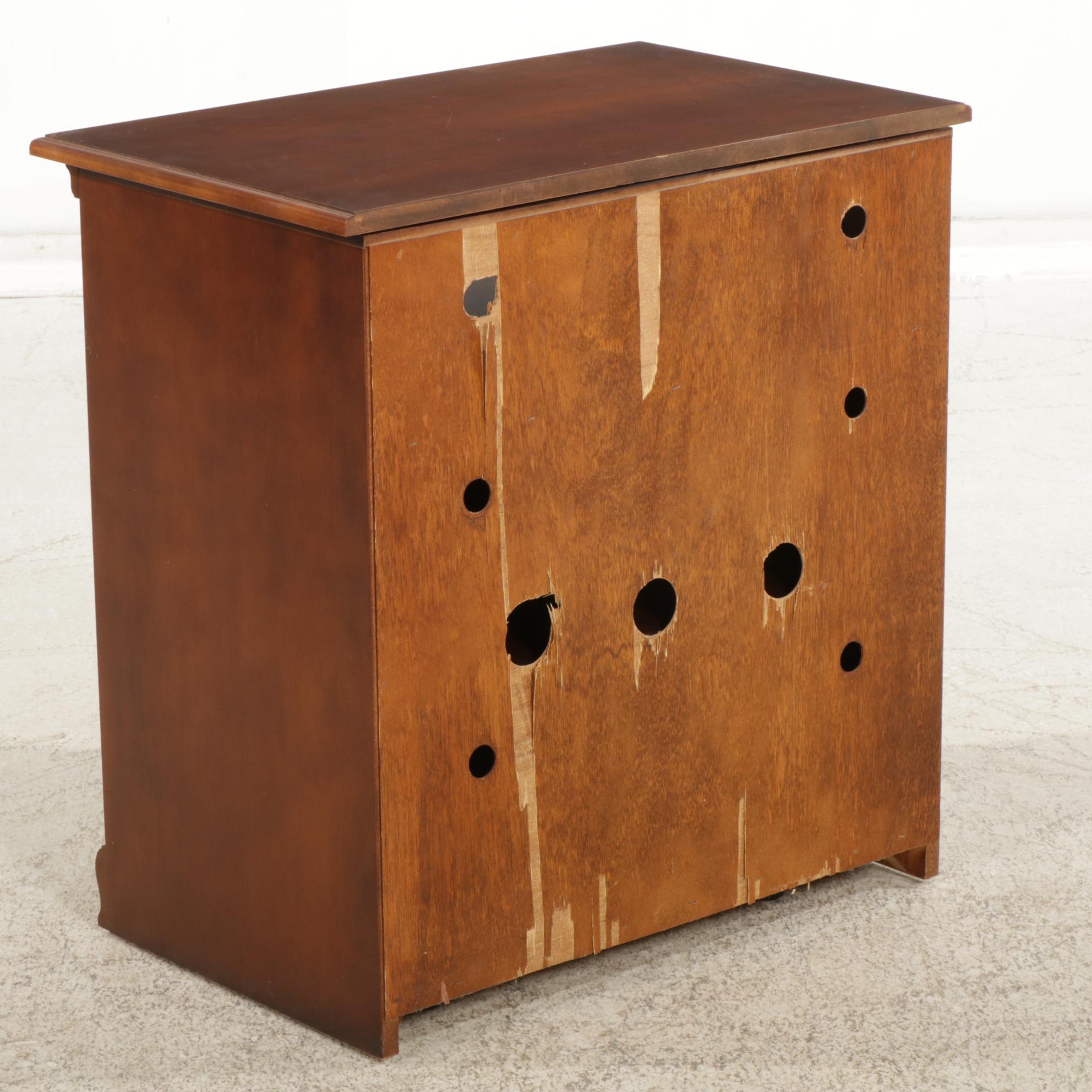 Television Media Cabinet with Swivel Top