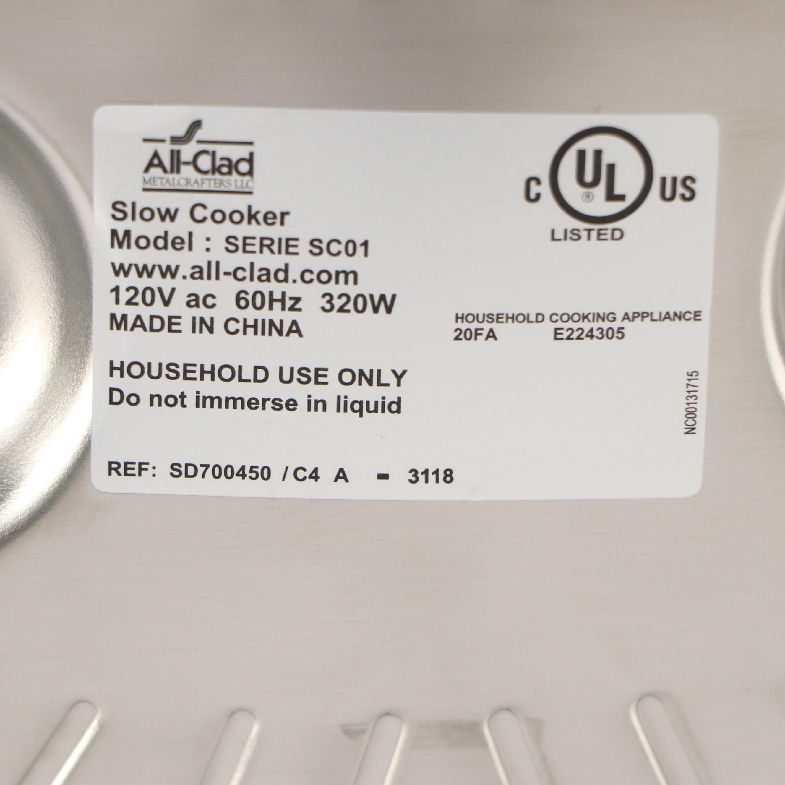 All-Clad Cooker with Zojirushi Rice Cooker