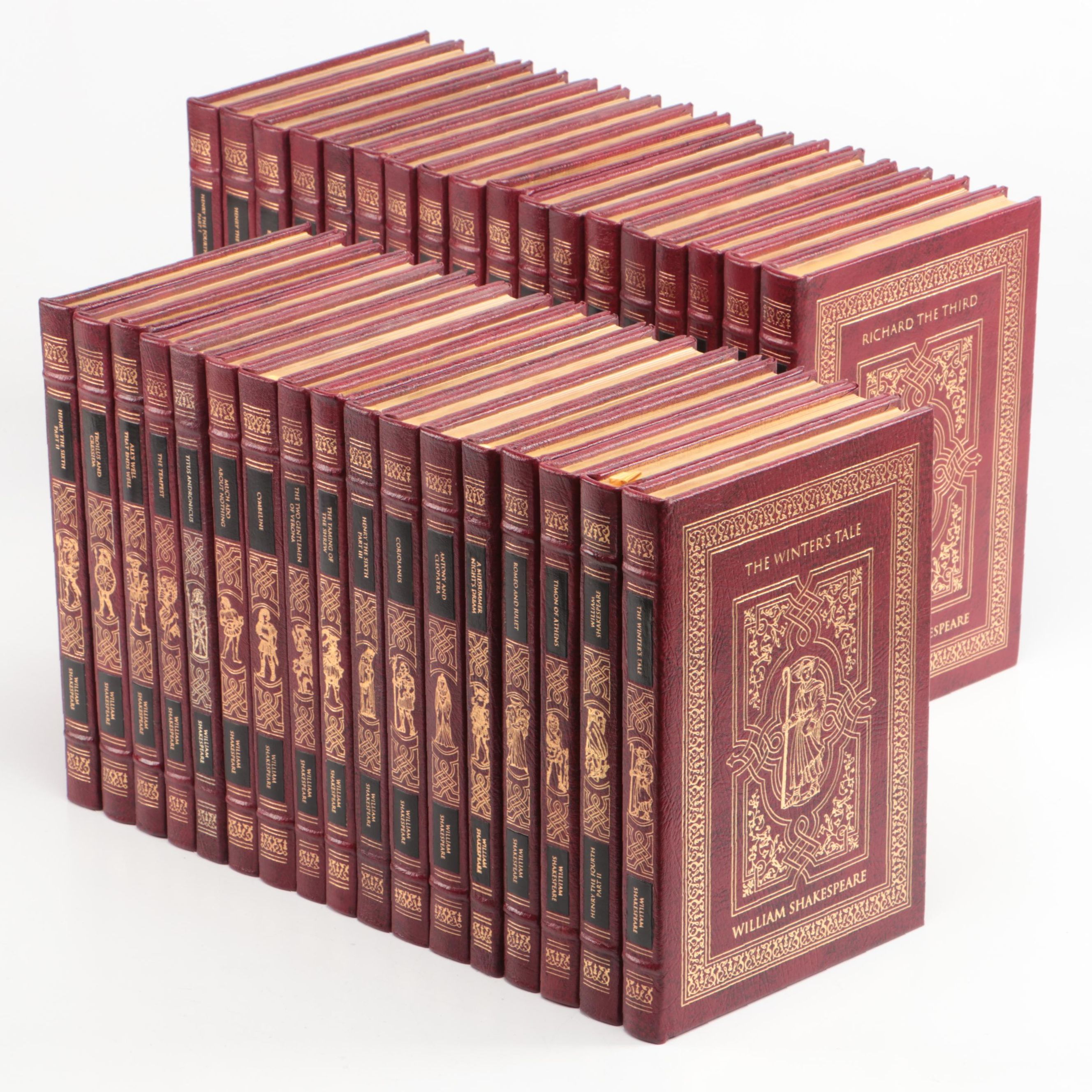 Easton Press "The Complete Works of William Shakespeare" Thirty-Five-Volume Set