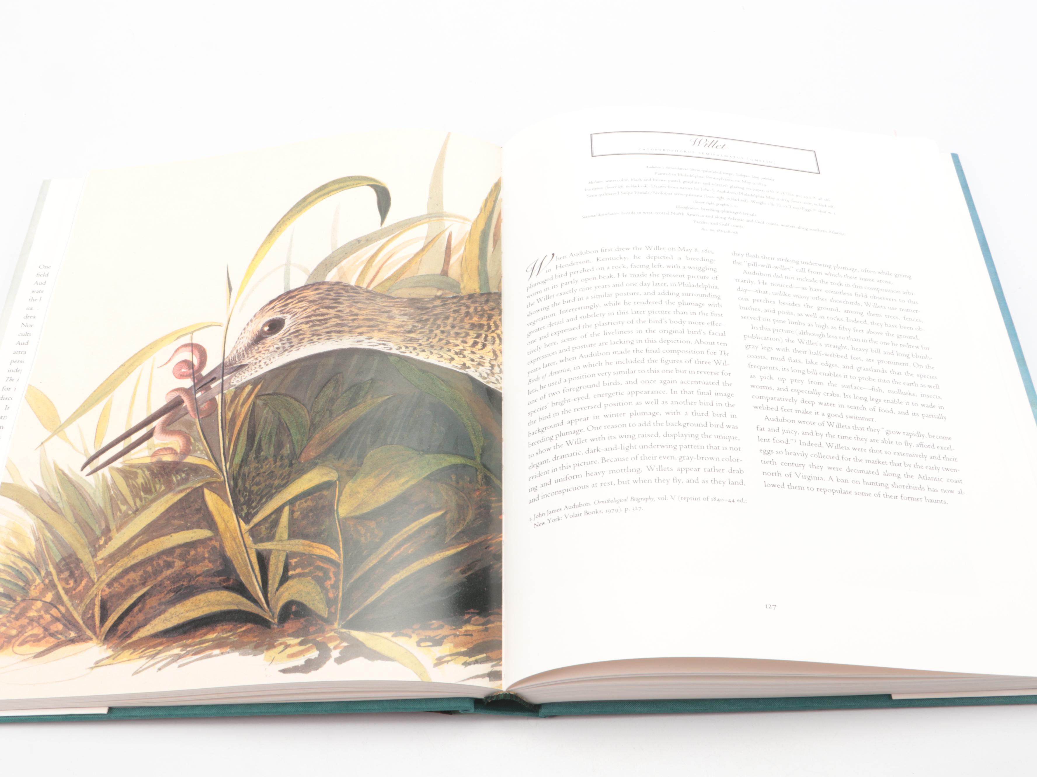 First Printing "John James Audubon: The Watercolors for The Birds of America"