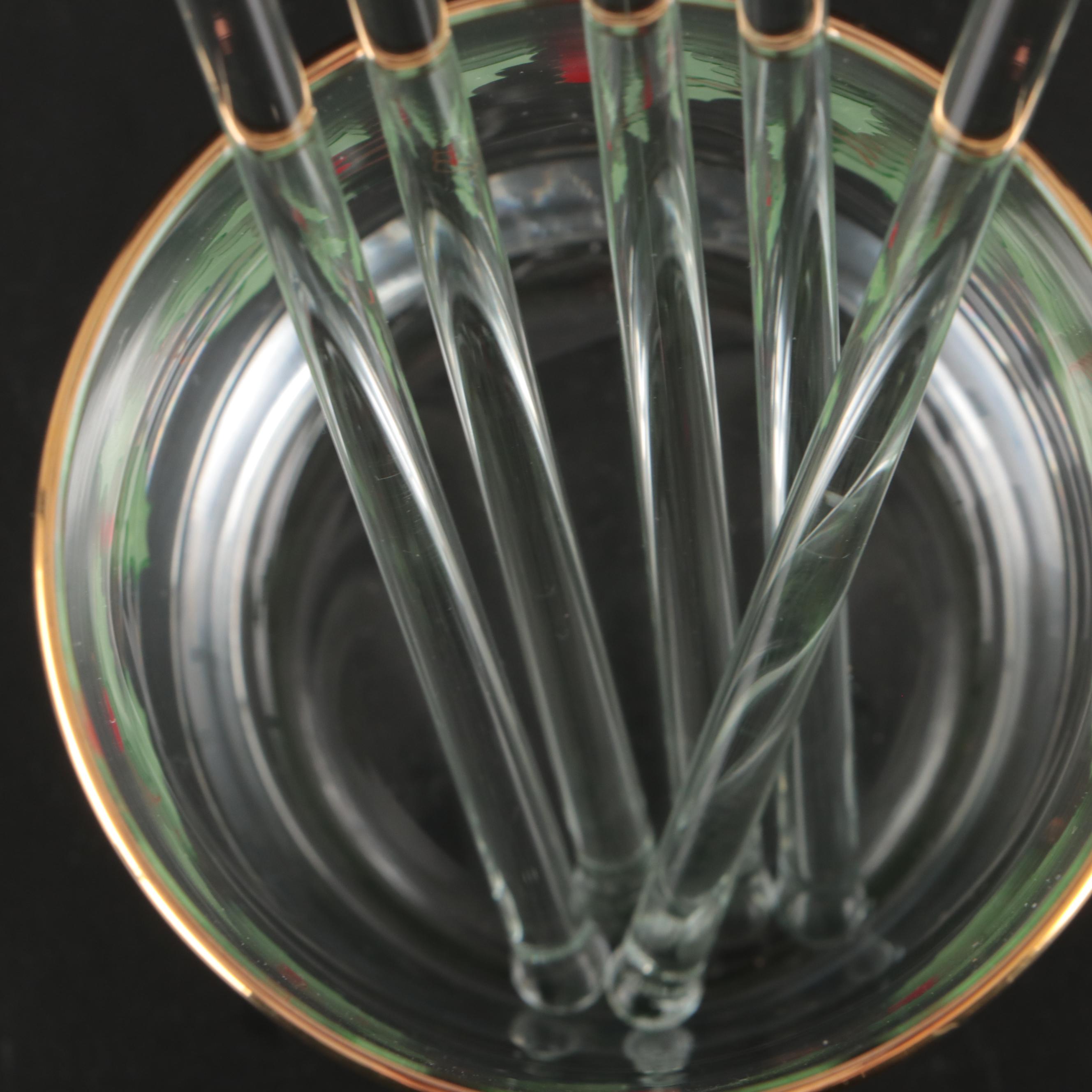 Culver with Other Christmas-Themed Cocktail Glasses and Other Stemware