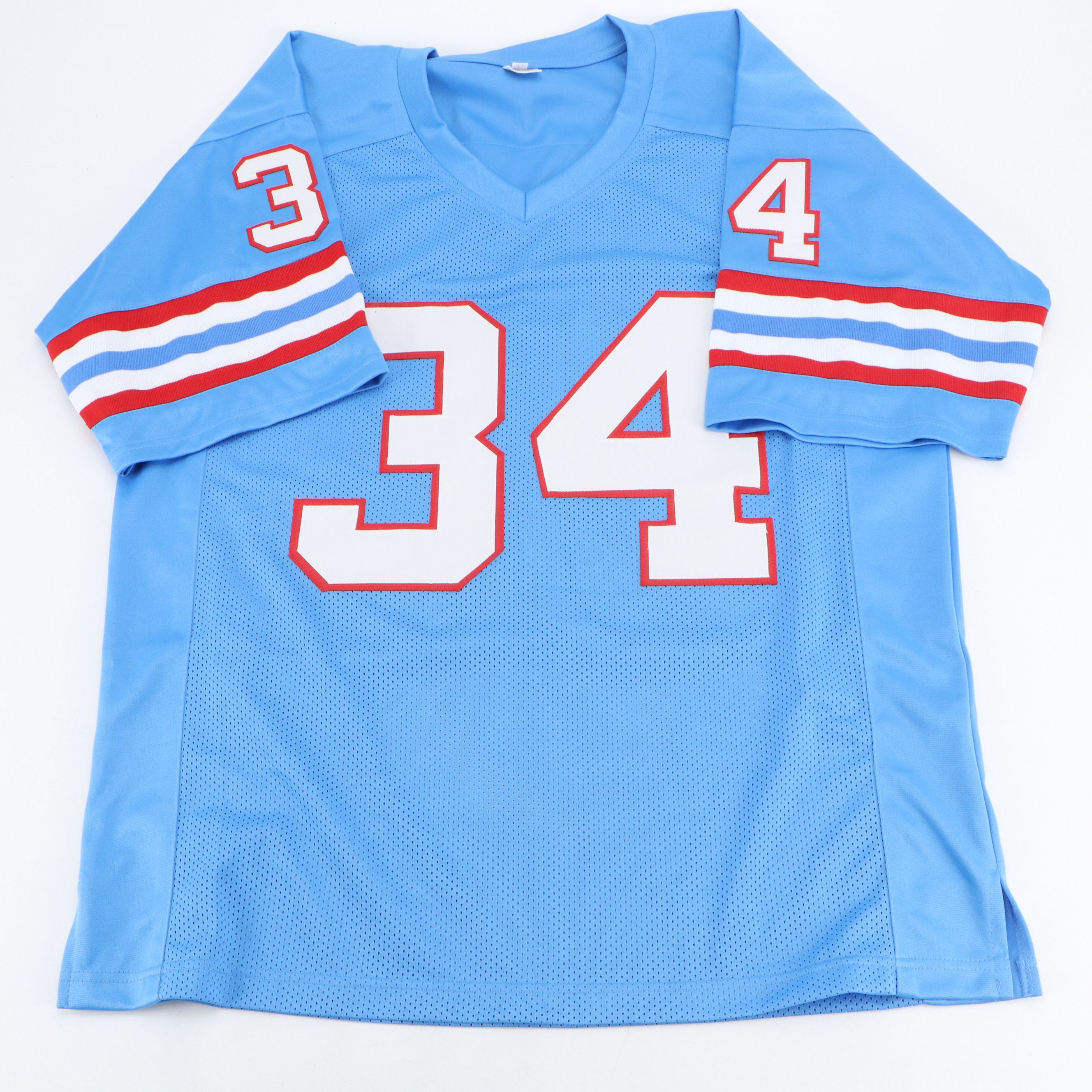 Earl Campbell Signed Houston Oilers NFL Football Jersey, JSA