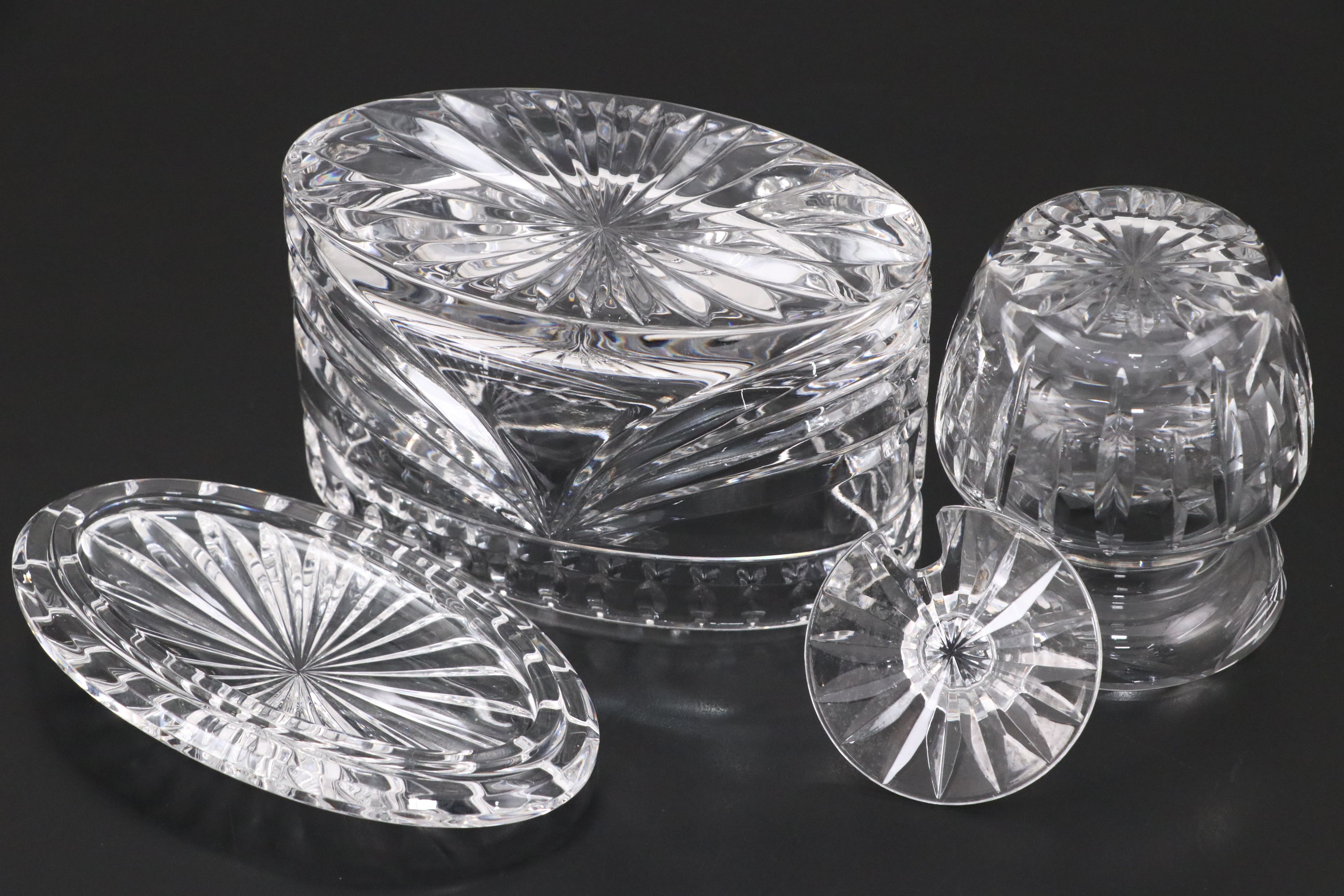 Waterford Crystal "Ashling" Stemware with Vase and Other Décor