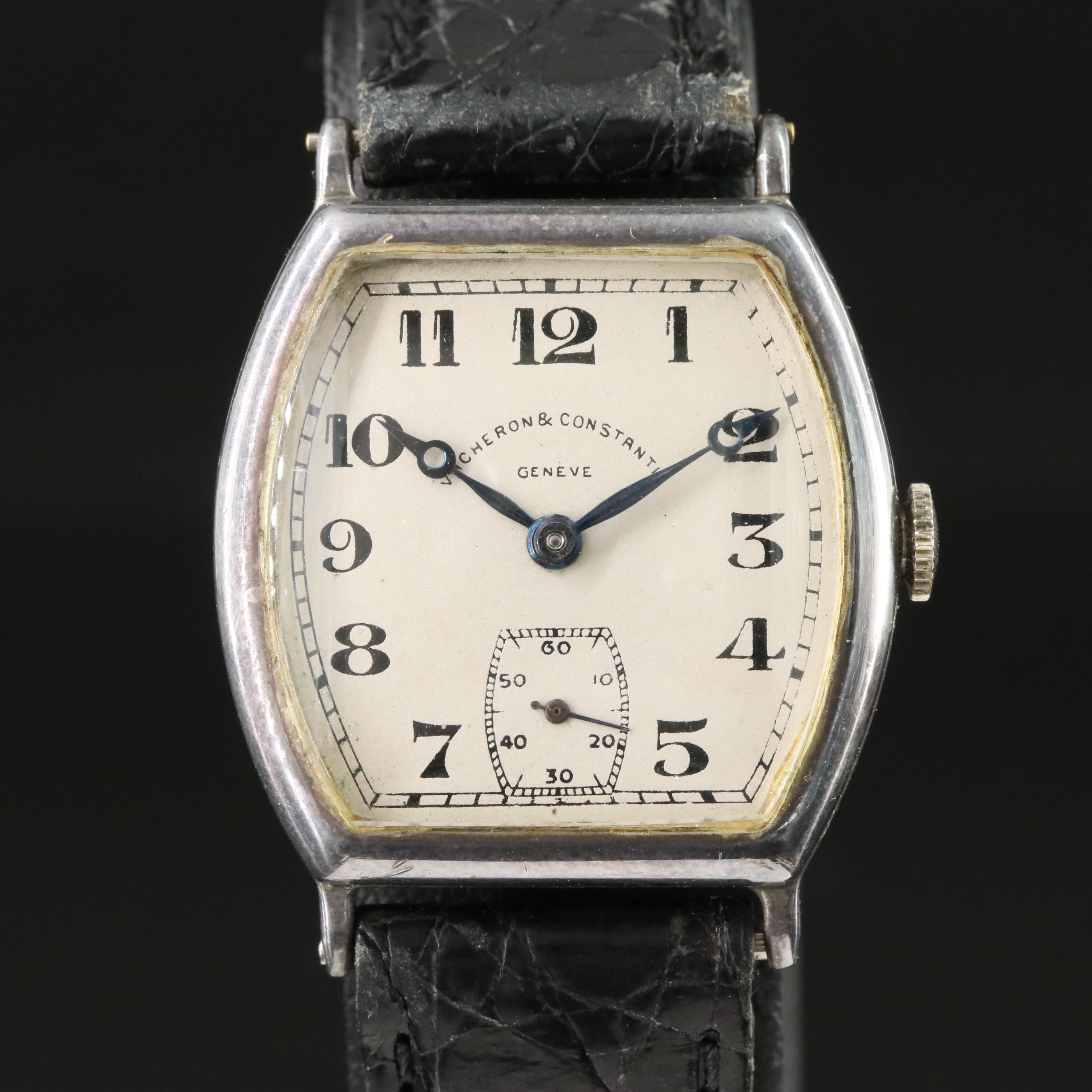 Vintage Vacheron Constantin 935 Silver Stem Wind Watch