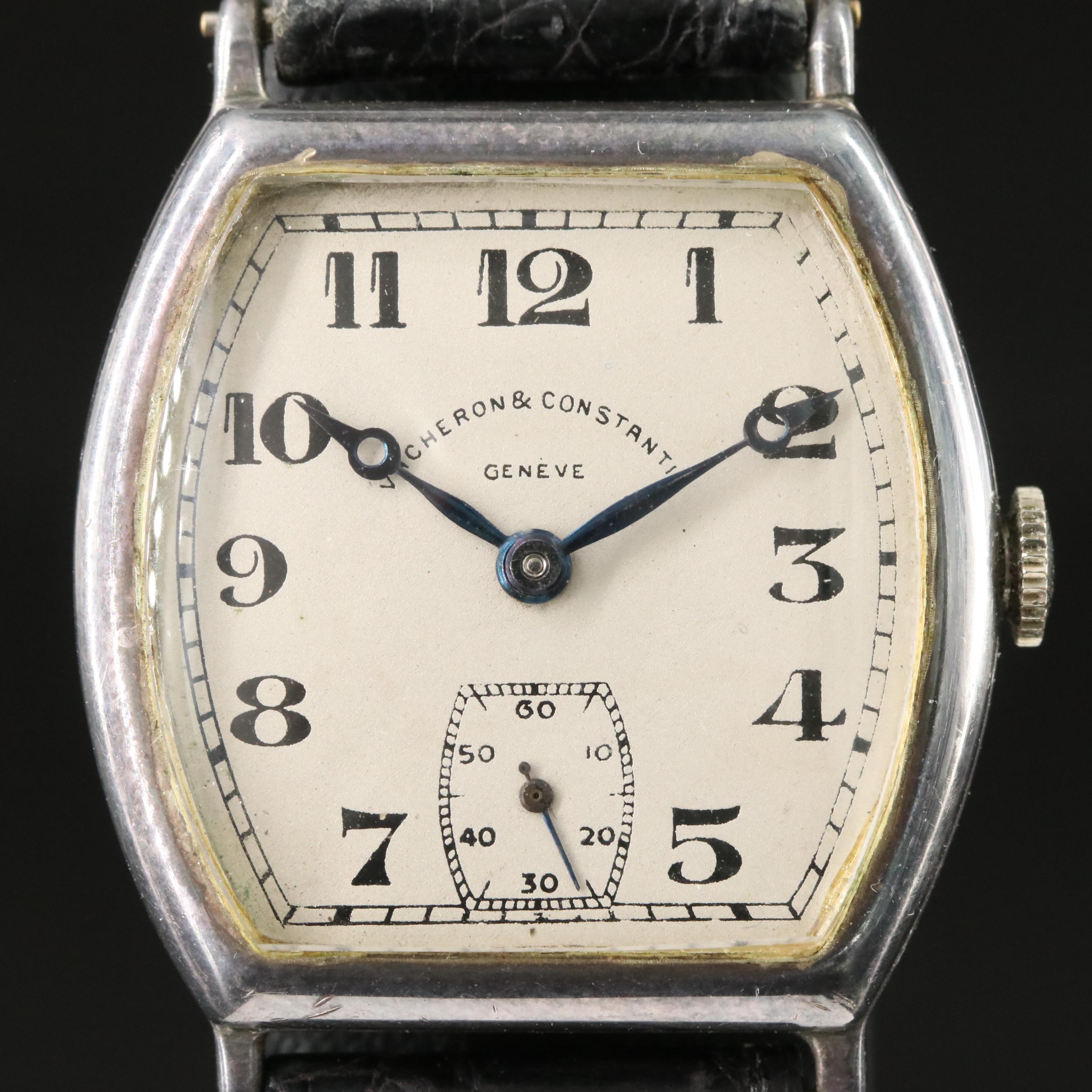 Vintage Vacheron Constantin 935 Silver Stem Wind Watch