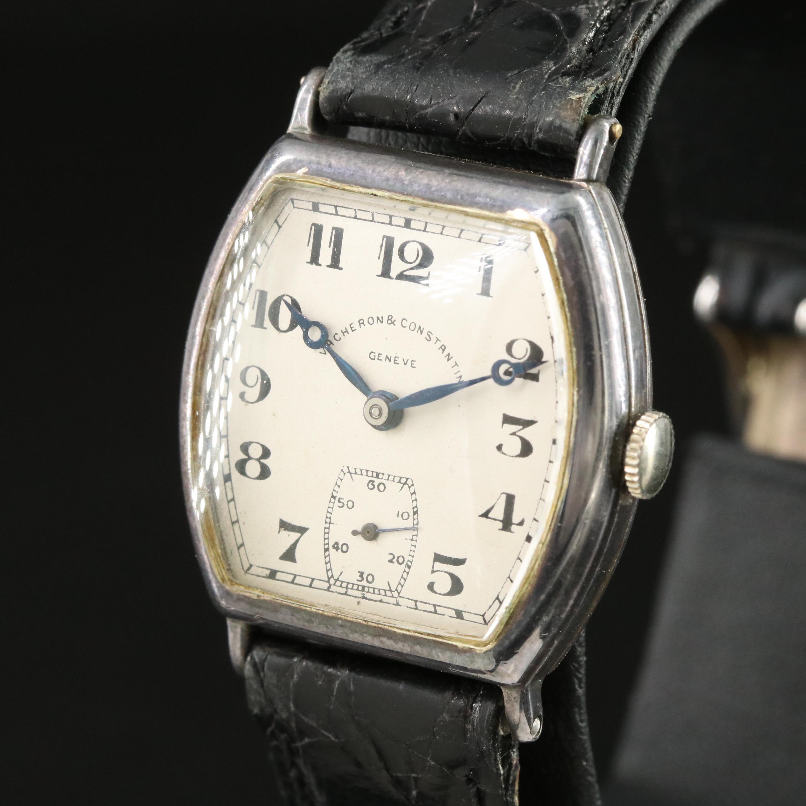 Vintage Vacheron Constantin 935 Silver Stem Wind Watch