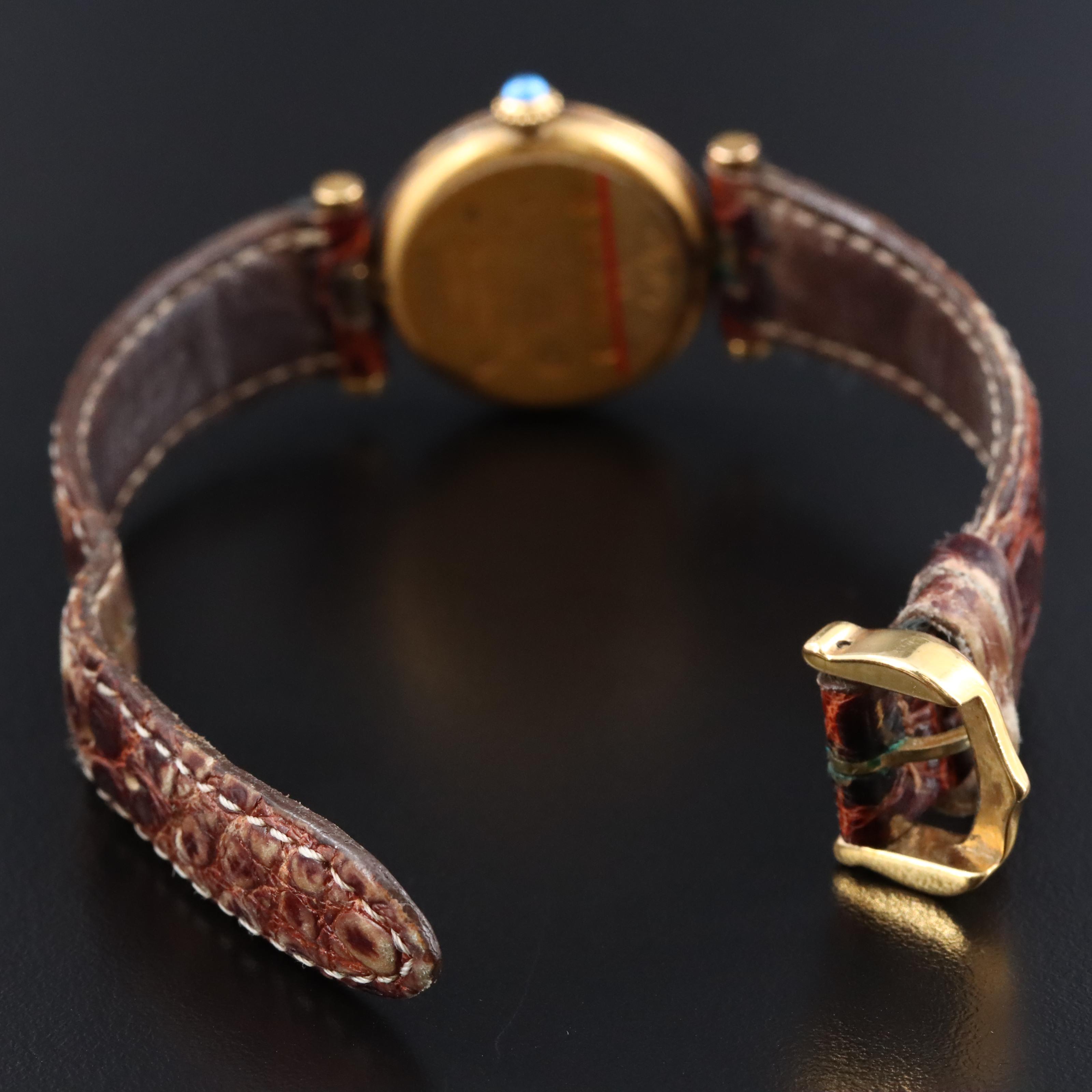 Cartier Must de Cartier Vermeil Quartz Model 590004 Watch