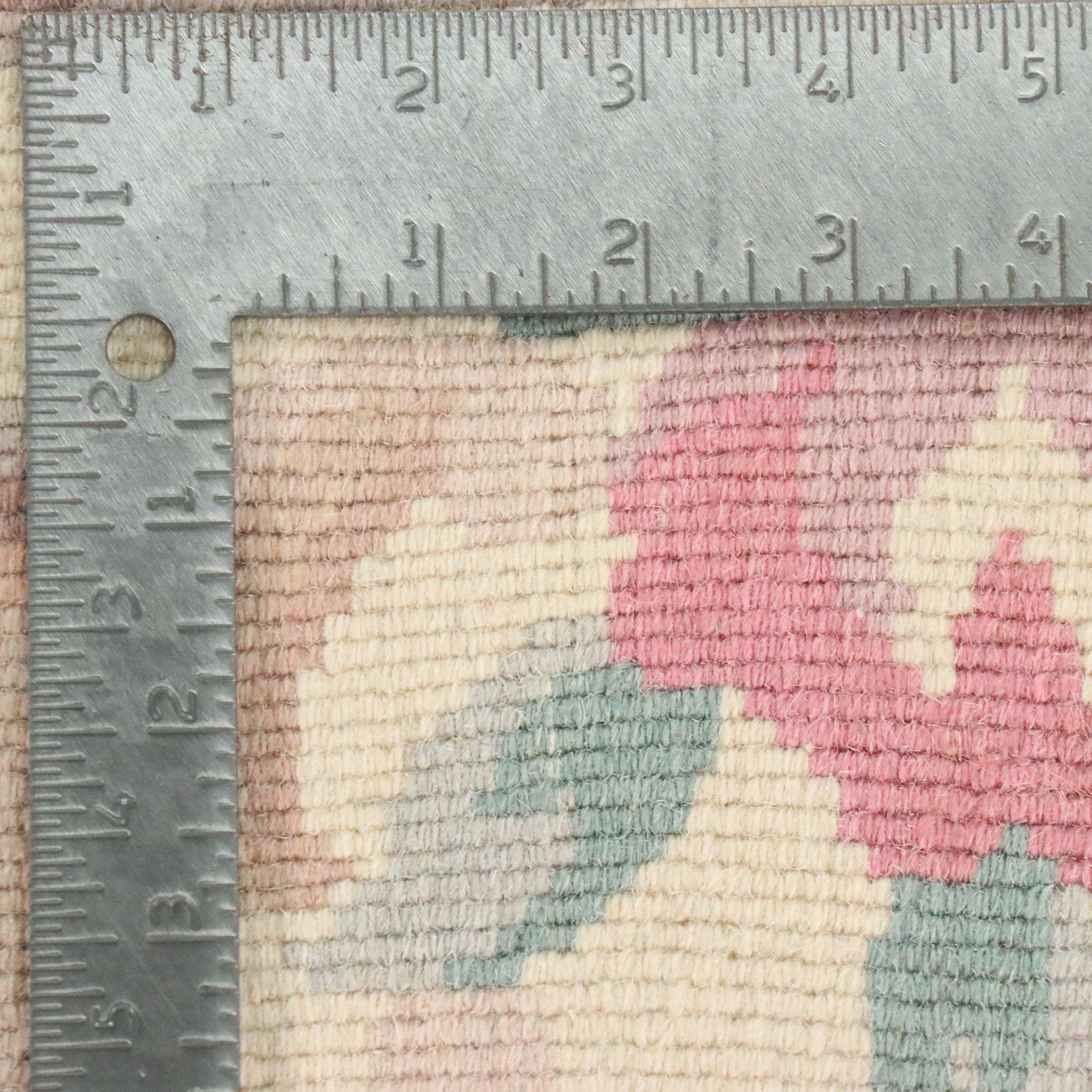 6' x 6'1 Near-Round Sino-French Aubusson Area Rug