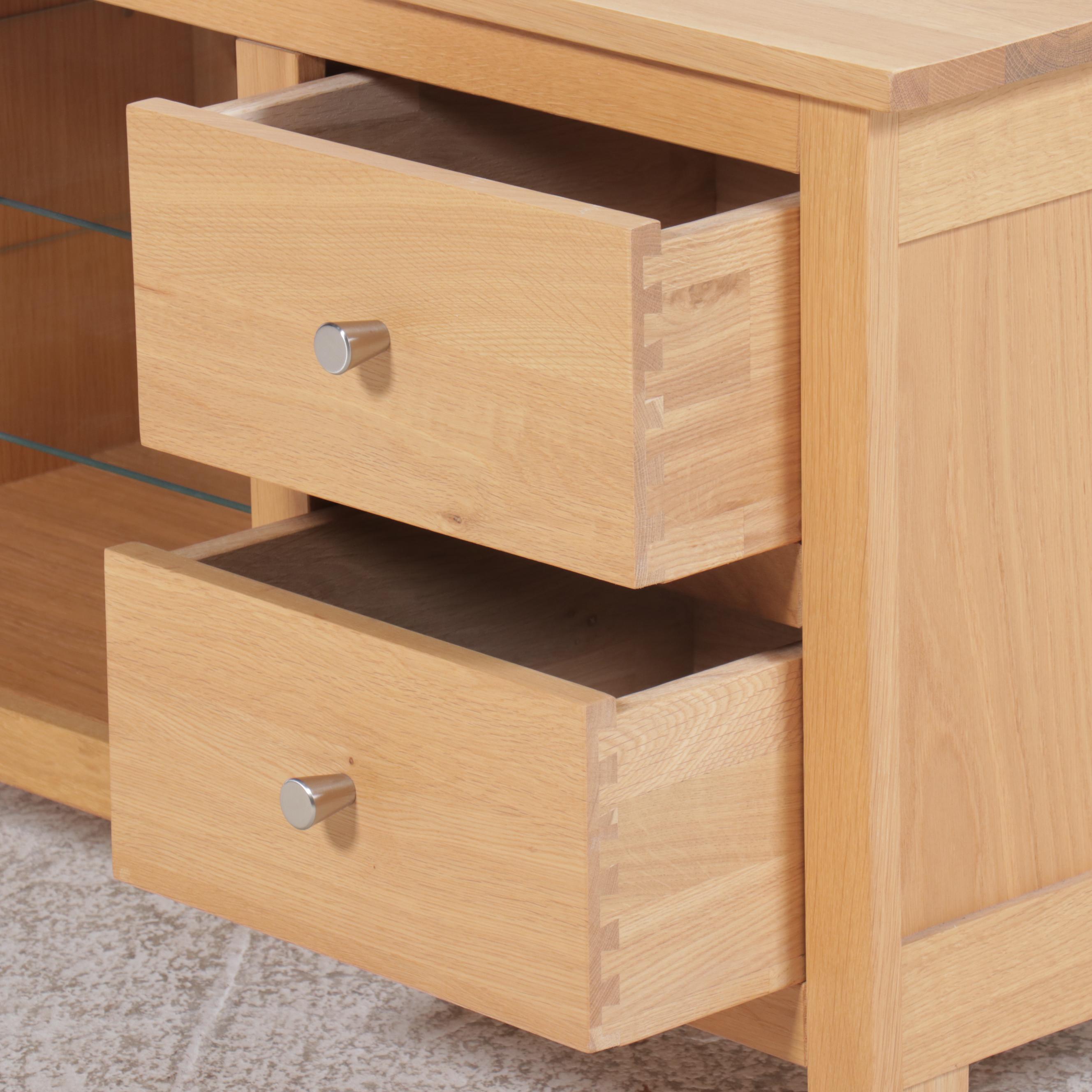 Corndell Furniture Co. Blonde Wood Media Console