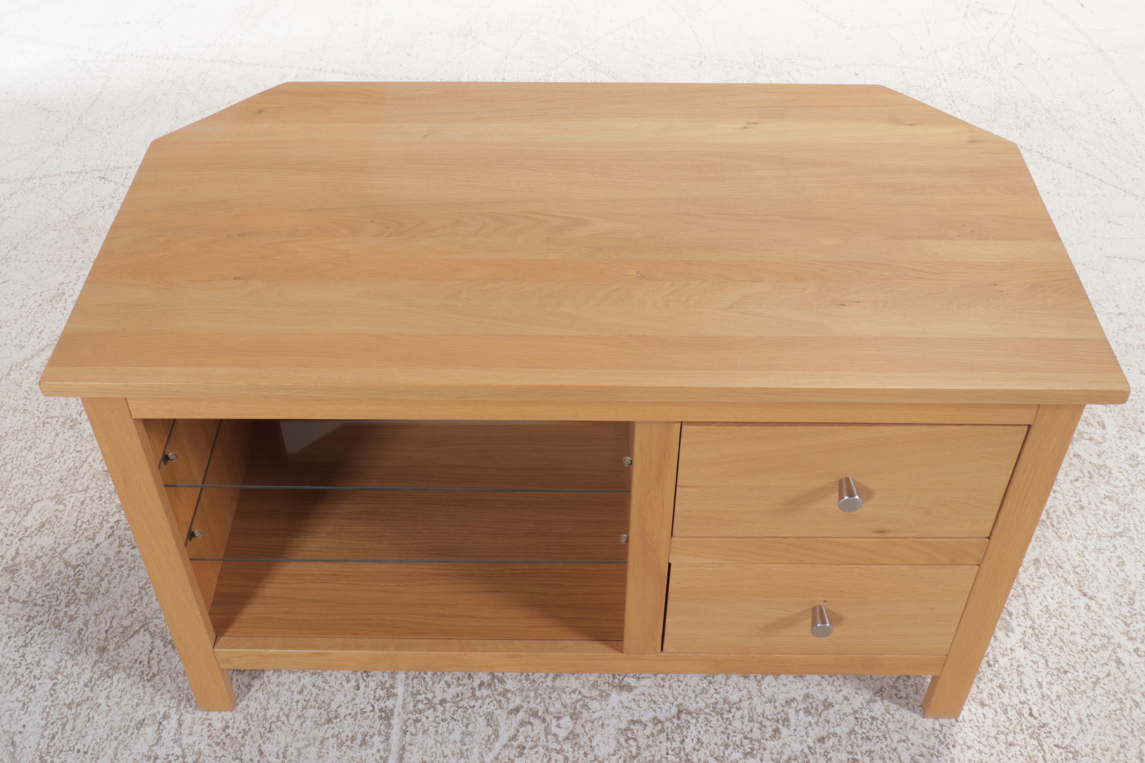 Corndell Furniture Co. Blonde Wood Media Console