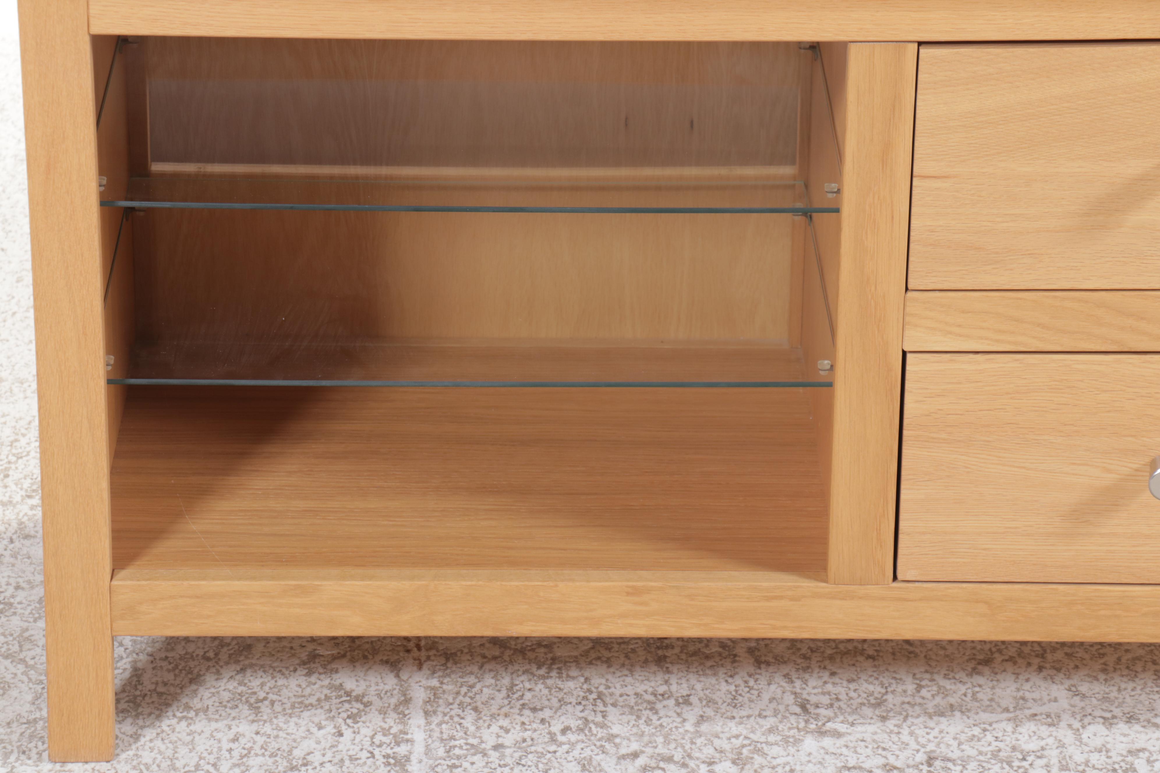 Corndell Furniture Co. Blonde Wood Media Console