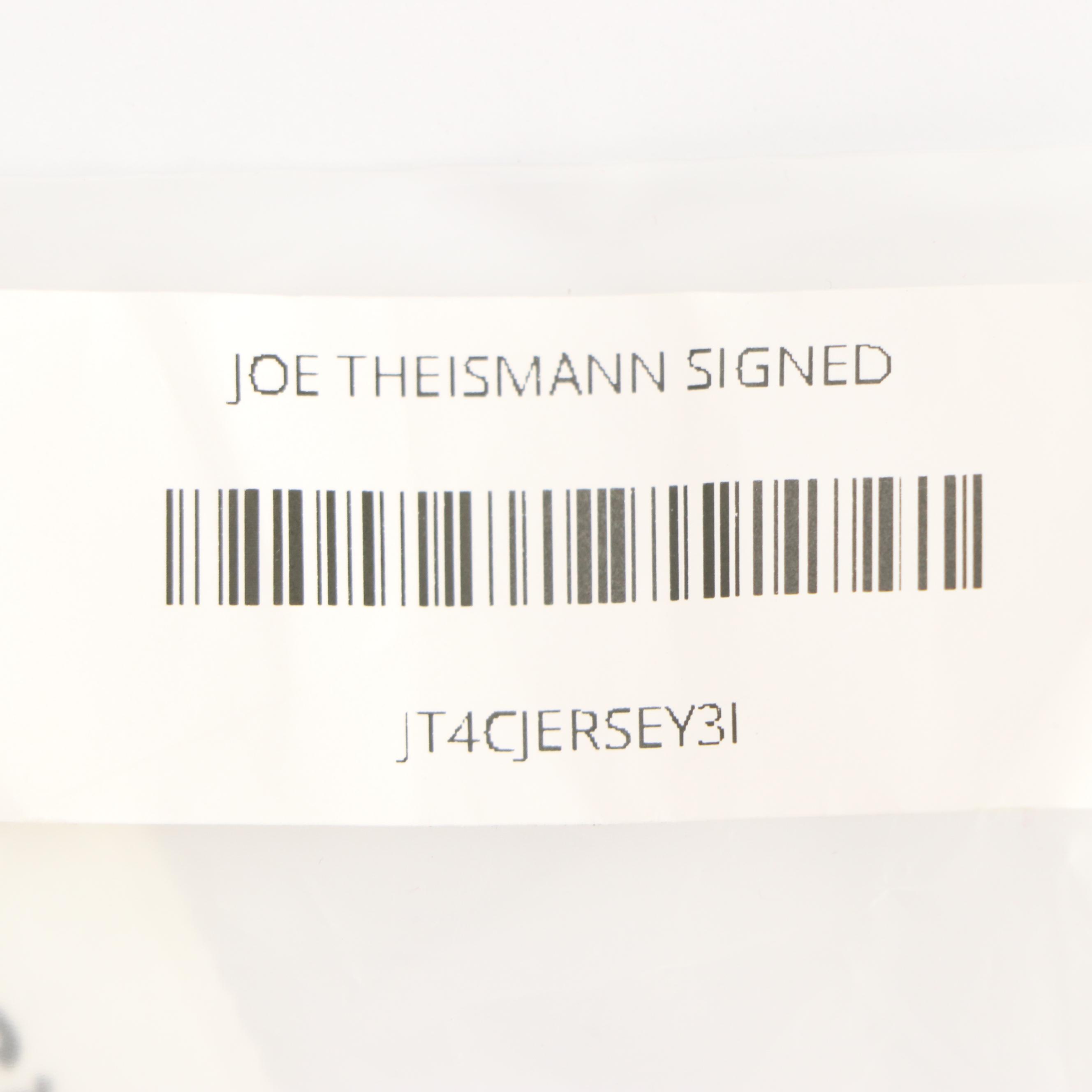 Joe Theismann Signed “83 MVP” Washington Redskins Football Jersey, JSA