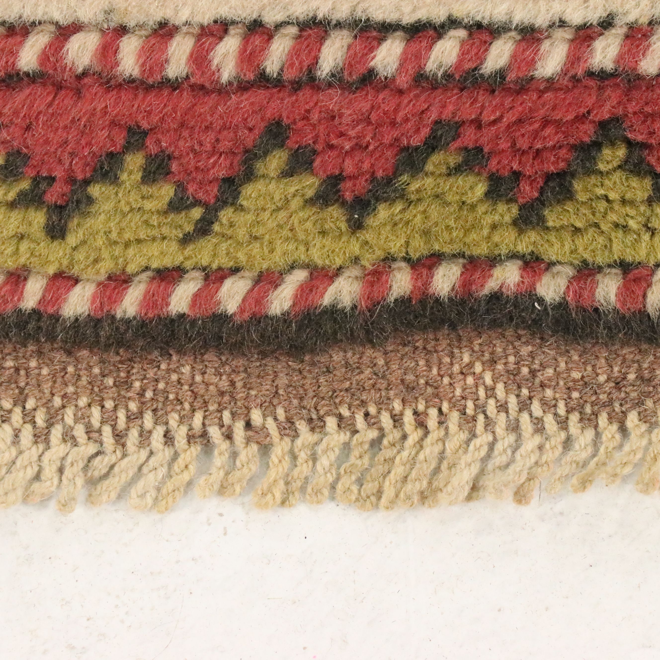 2'8 x 12'1 Hand-Knotted Caucasian Kazak Carpet Runner