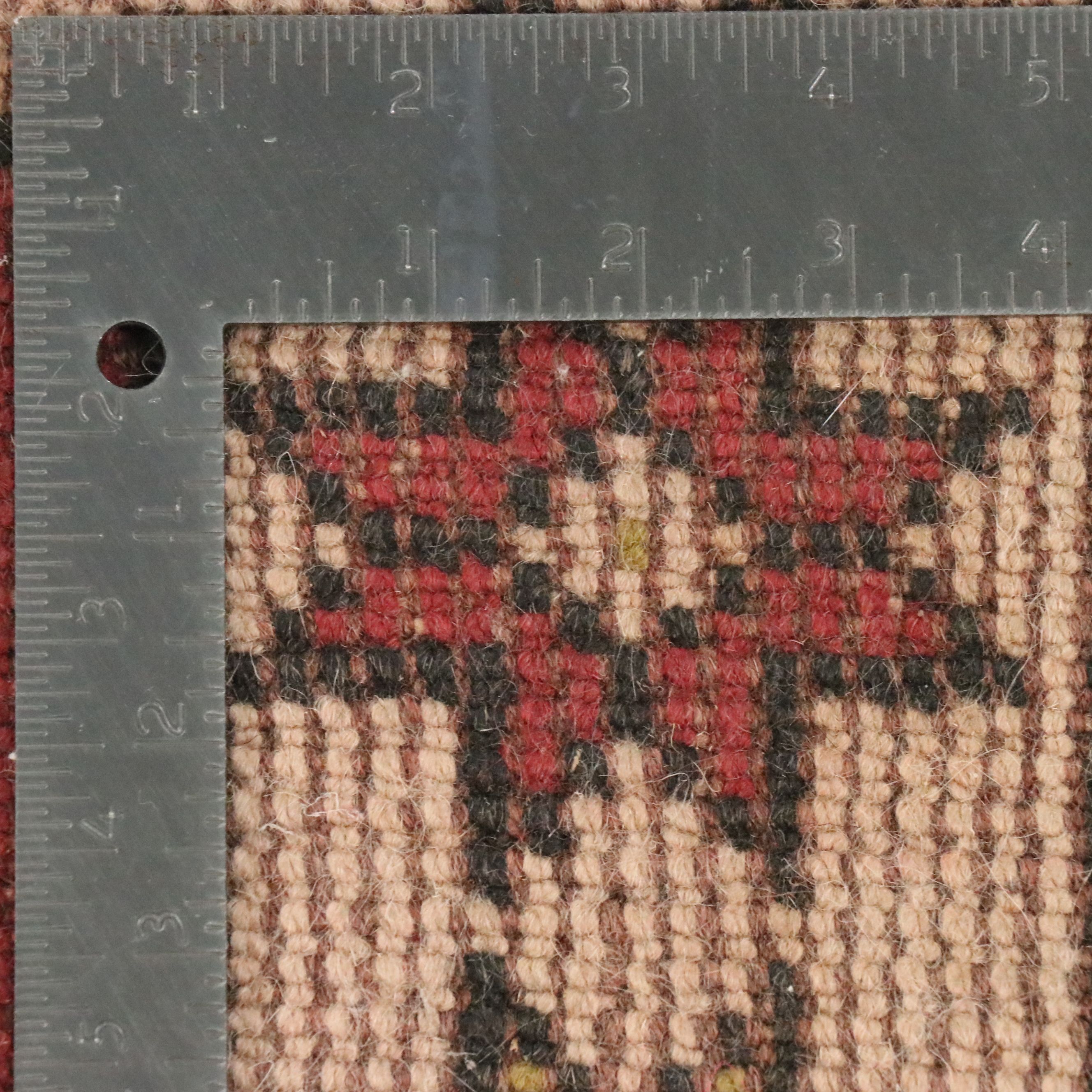 2'8 x 12'1 Hand-Knotted Caucasian Kazak Carpet Runner