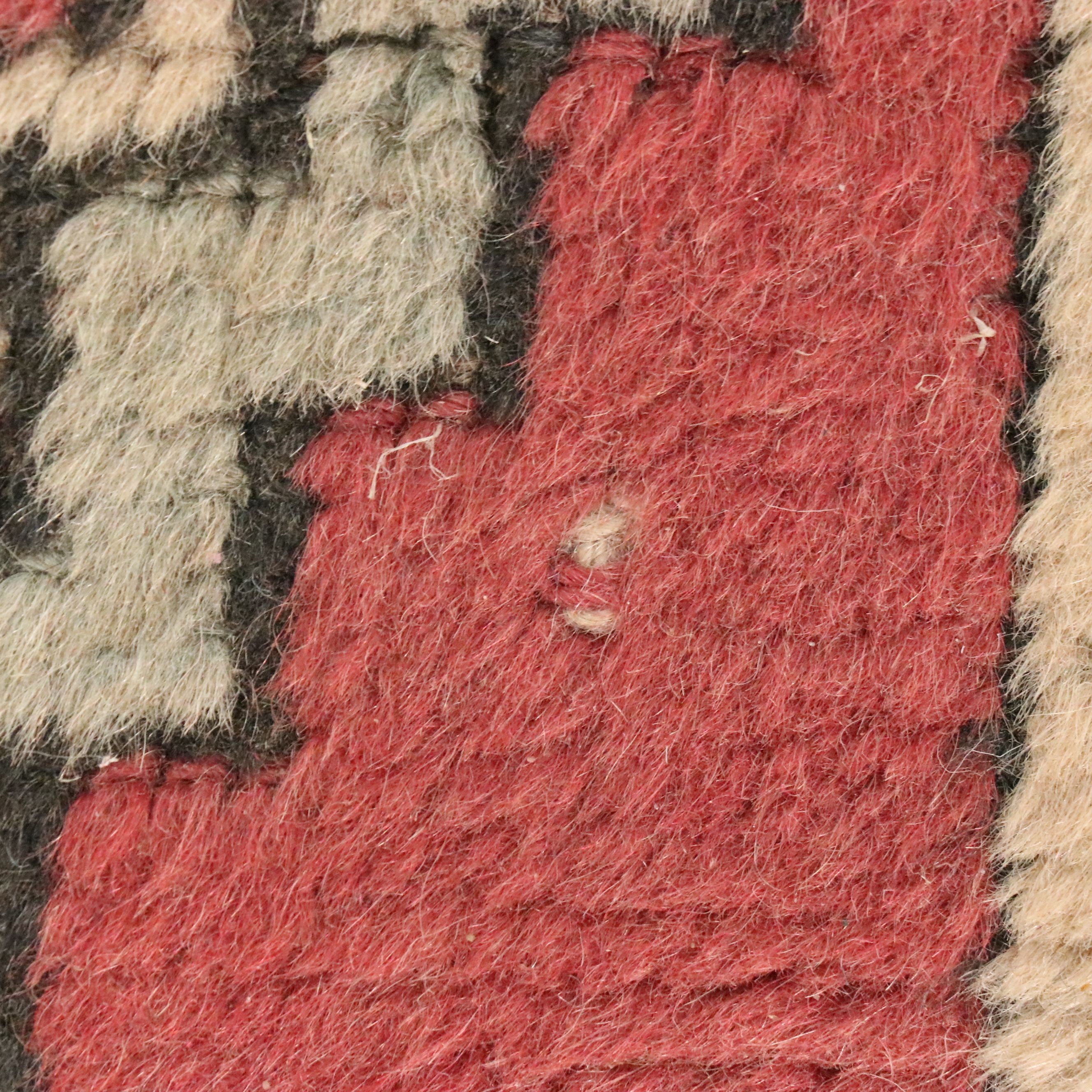 2'8 x 12'1 Hand-Knotted Caucasian Kazak Carpet Runner