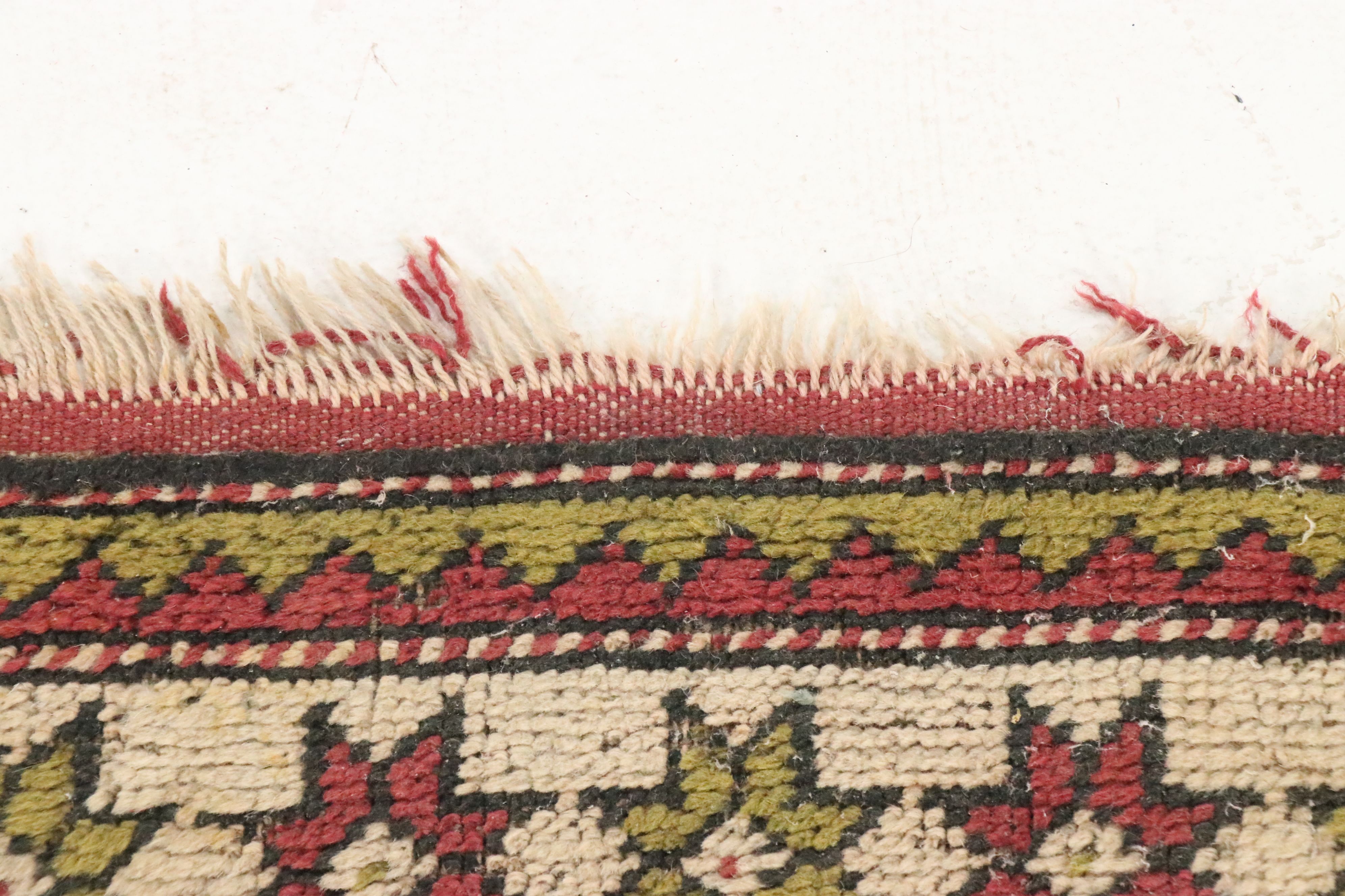 2'8 x 12'1 Hand-Knotted Caucasian Kazak Carpet Runner