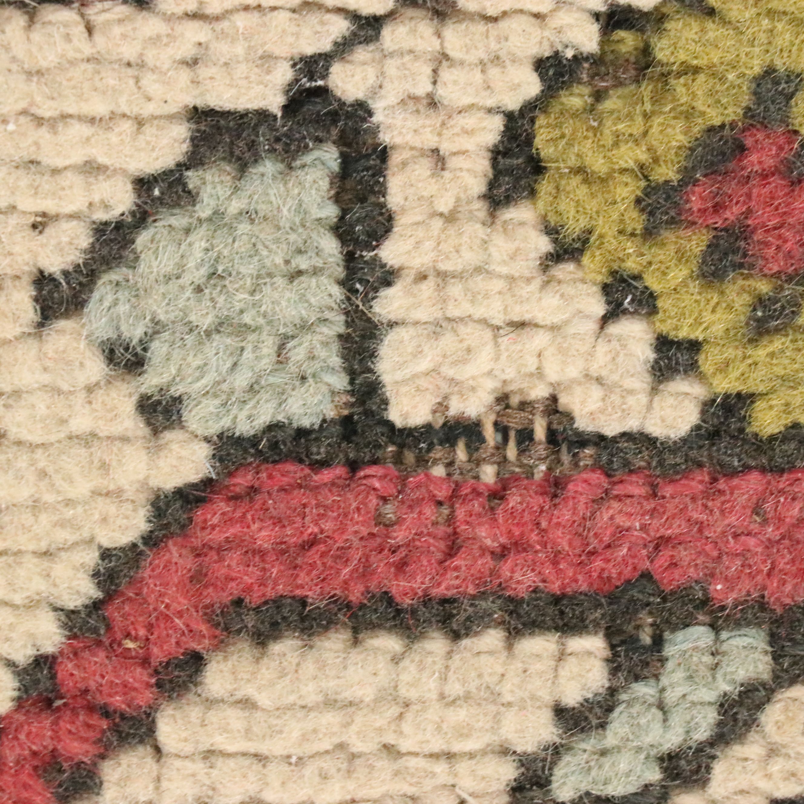 2'8 x 12'1 Hand-Knotted Caucasian Kazak Carpet Runner