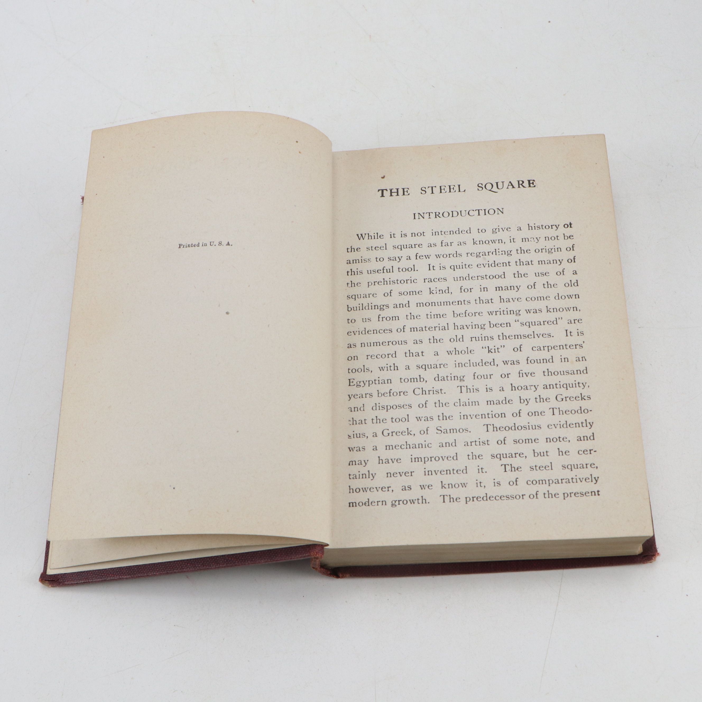 "The Steel Square" and "Literary Studies" with More Books