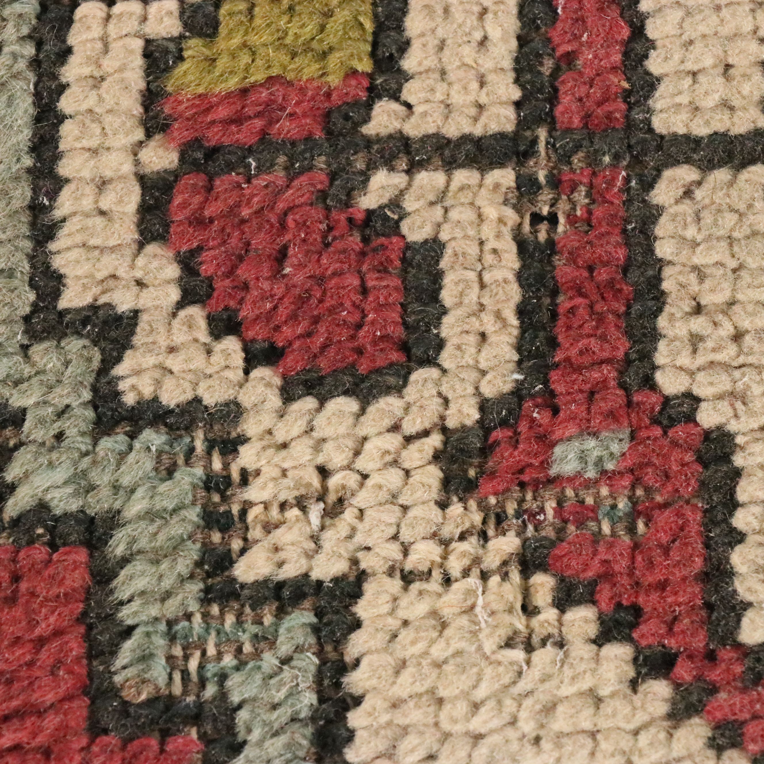 2'8 x 12'1 Hand-Knotted Caucasian Kazak Carpet Runner