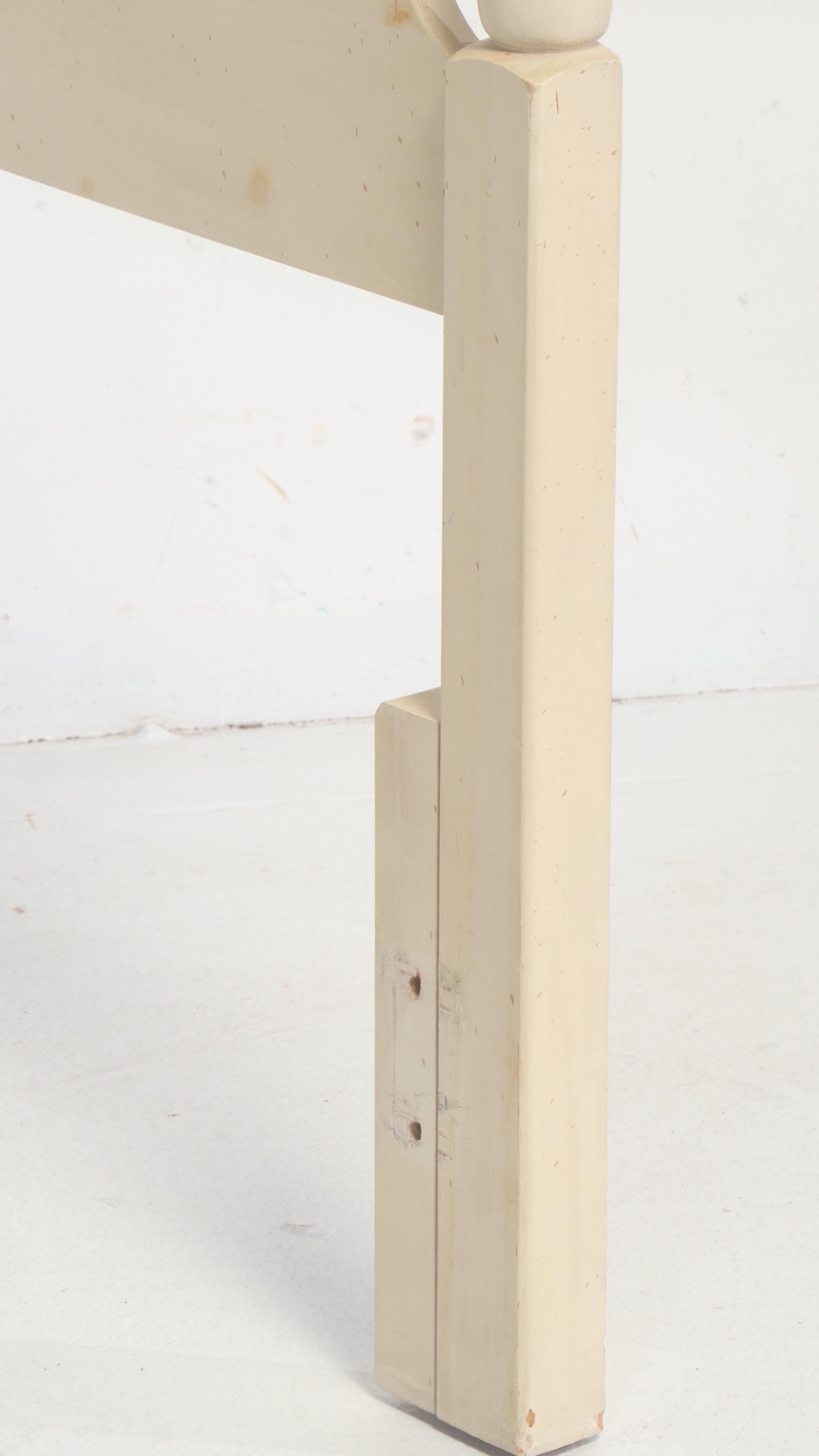 French Provincial Style Paint-Decorated Wood Twin Size Headboard, Late 20th C.