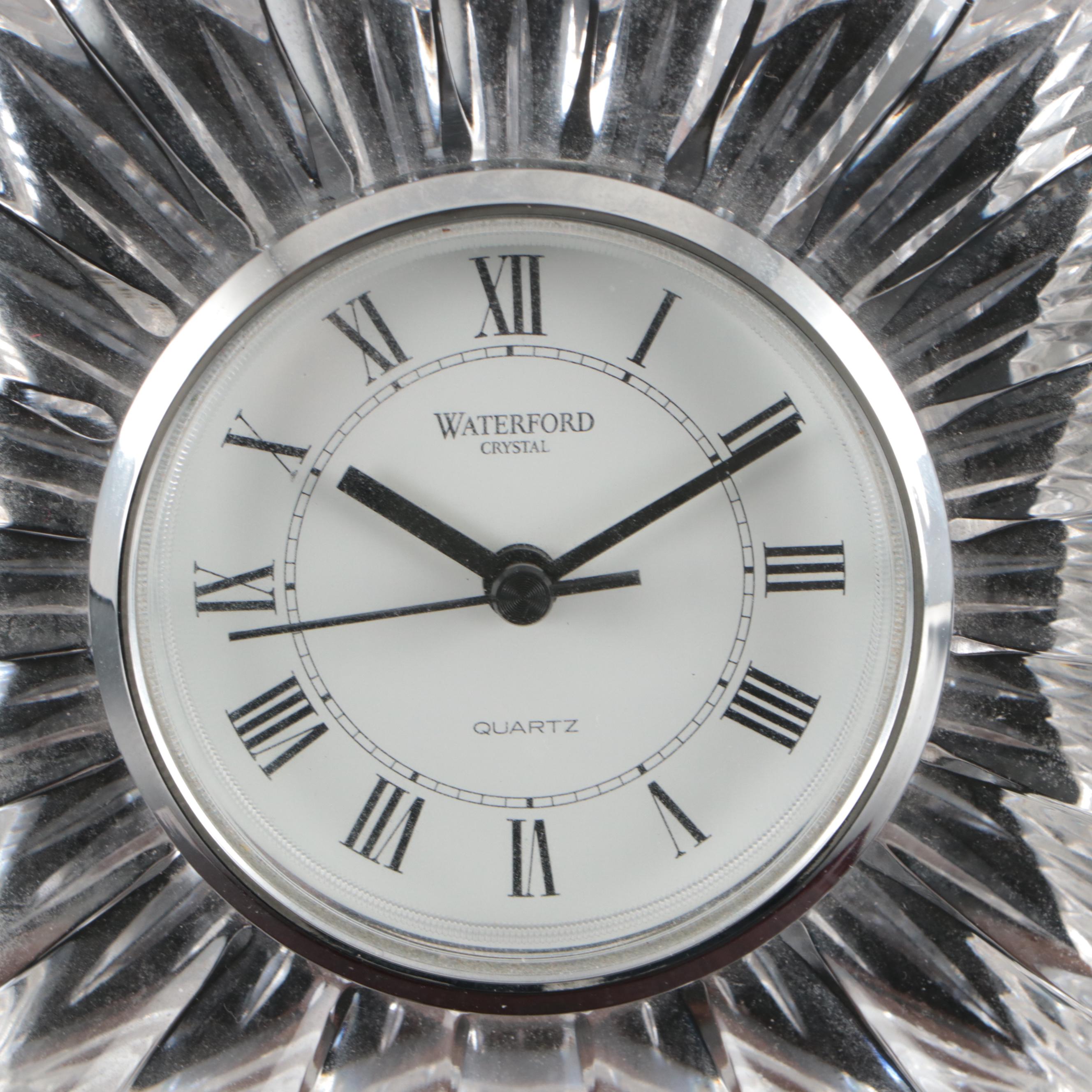 Waterford Crystal Desk Clocks