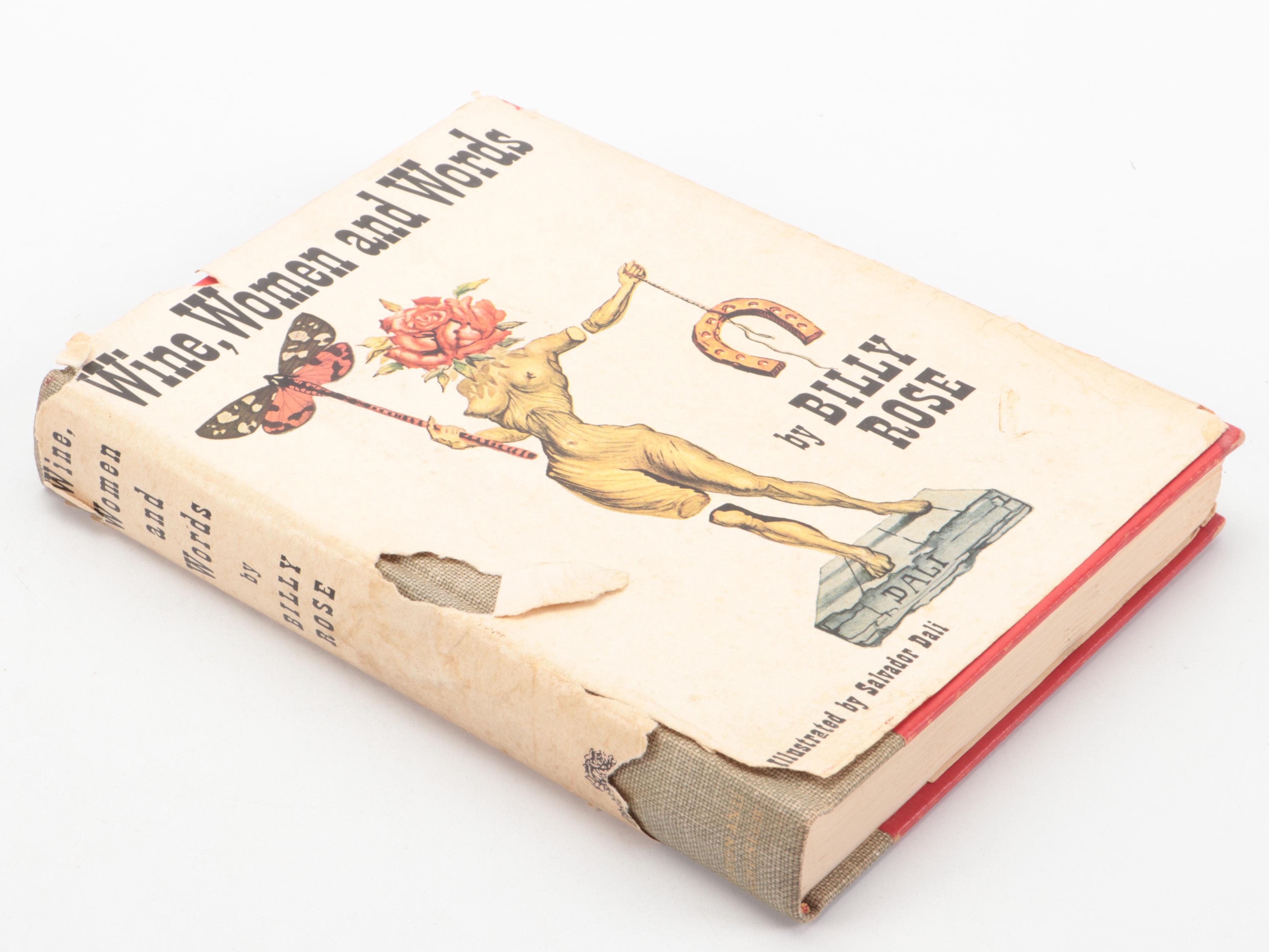 Salvador Dalí Illustrated "Wine, Women and Words" by Billy Rose, 1948