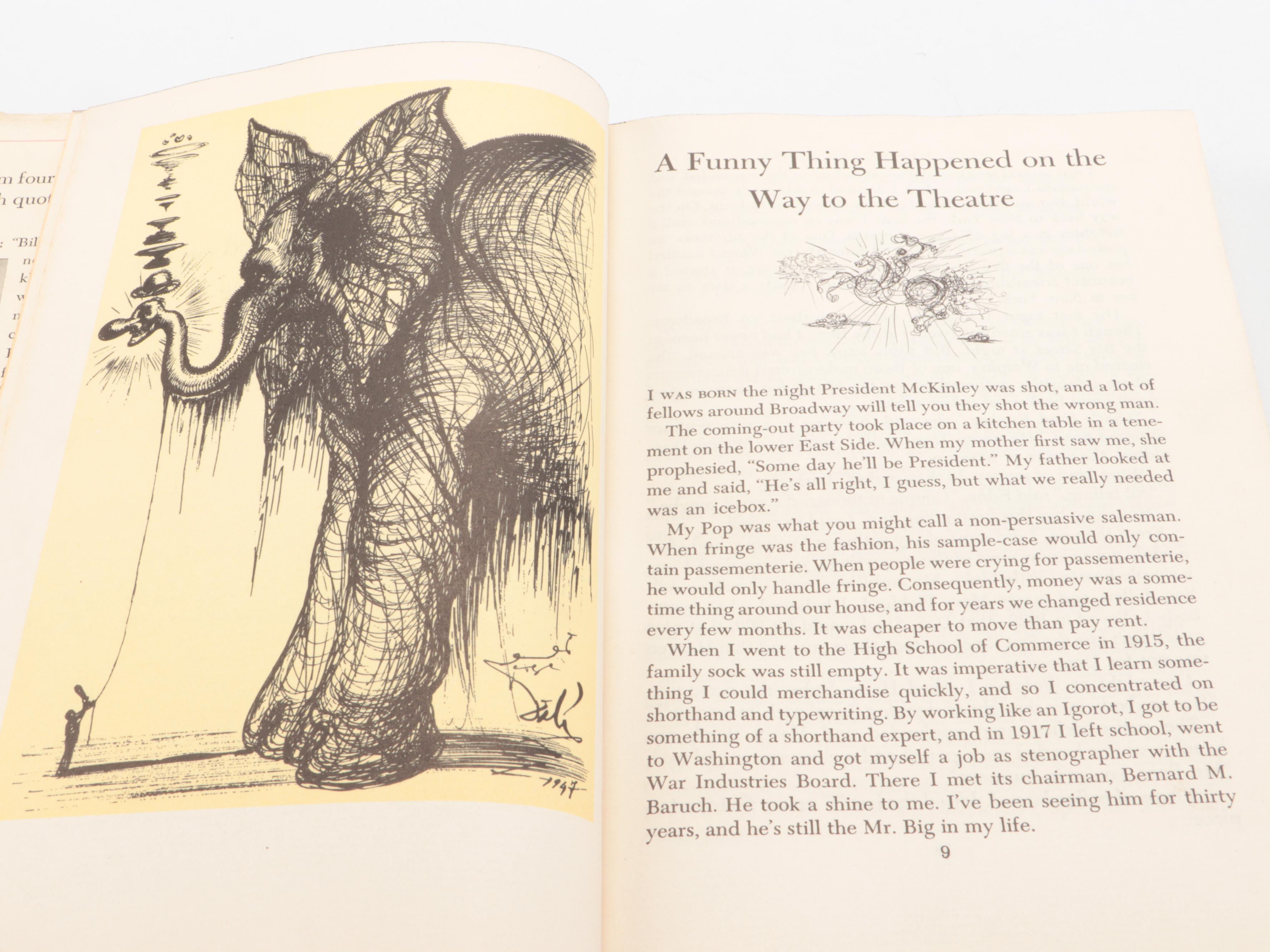 Salvador Dalí Illustrated "Wine, Women and Words" by Billy Rose, 1948