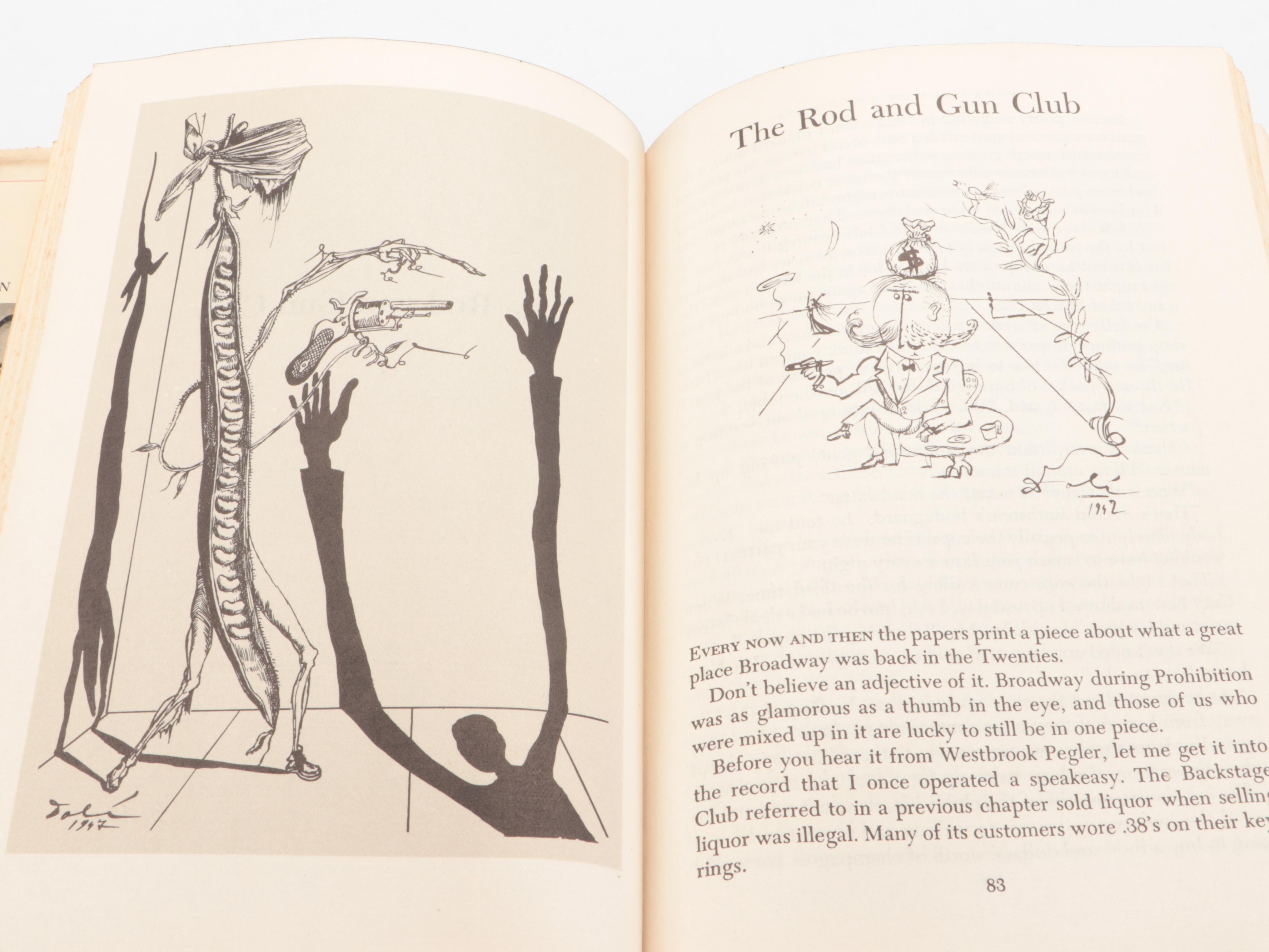 Salvador Dalí Illustrated "Wine, Women and Words" by Billy Rose, 1948