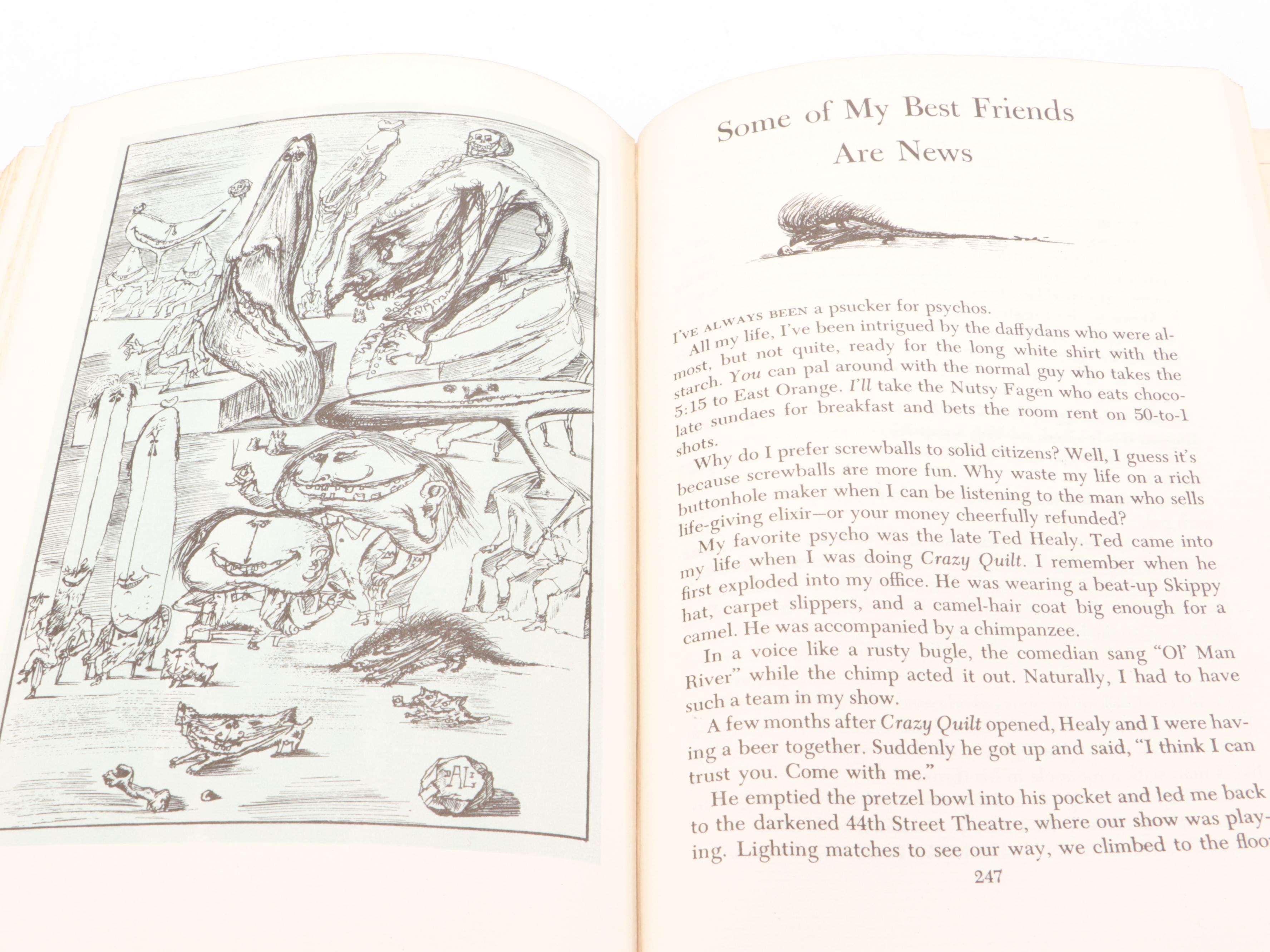 Salvador Dalí Illustrated "Wine, Women and Words" by Billy Rose, 1948