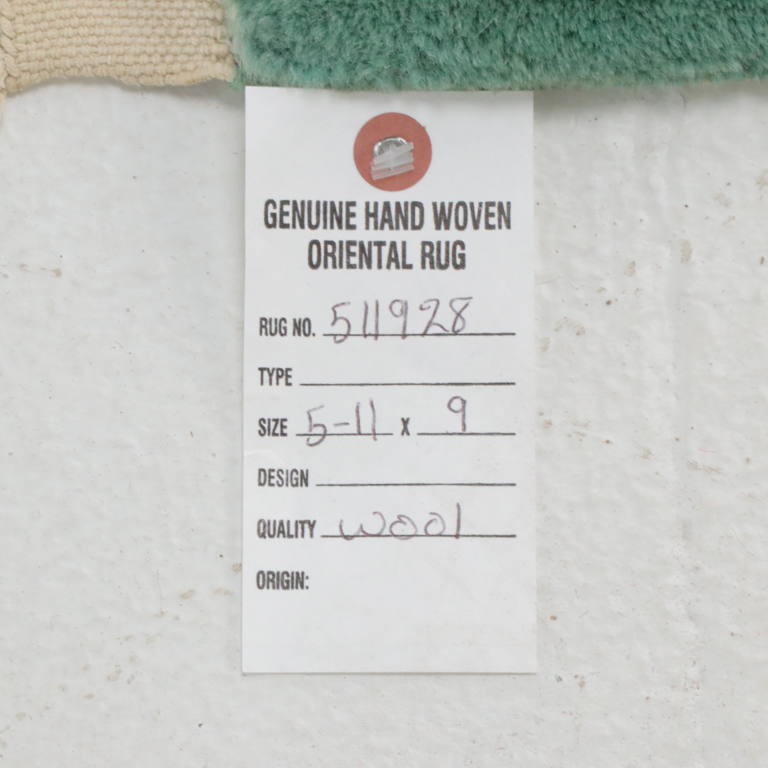 6' x 9'10 Hand-Knotted Chinese Peking Area Rug